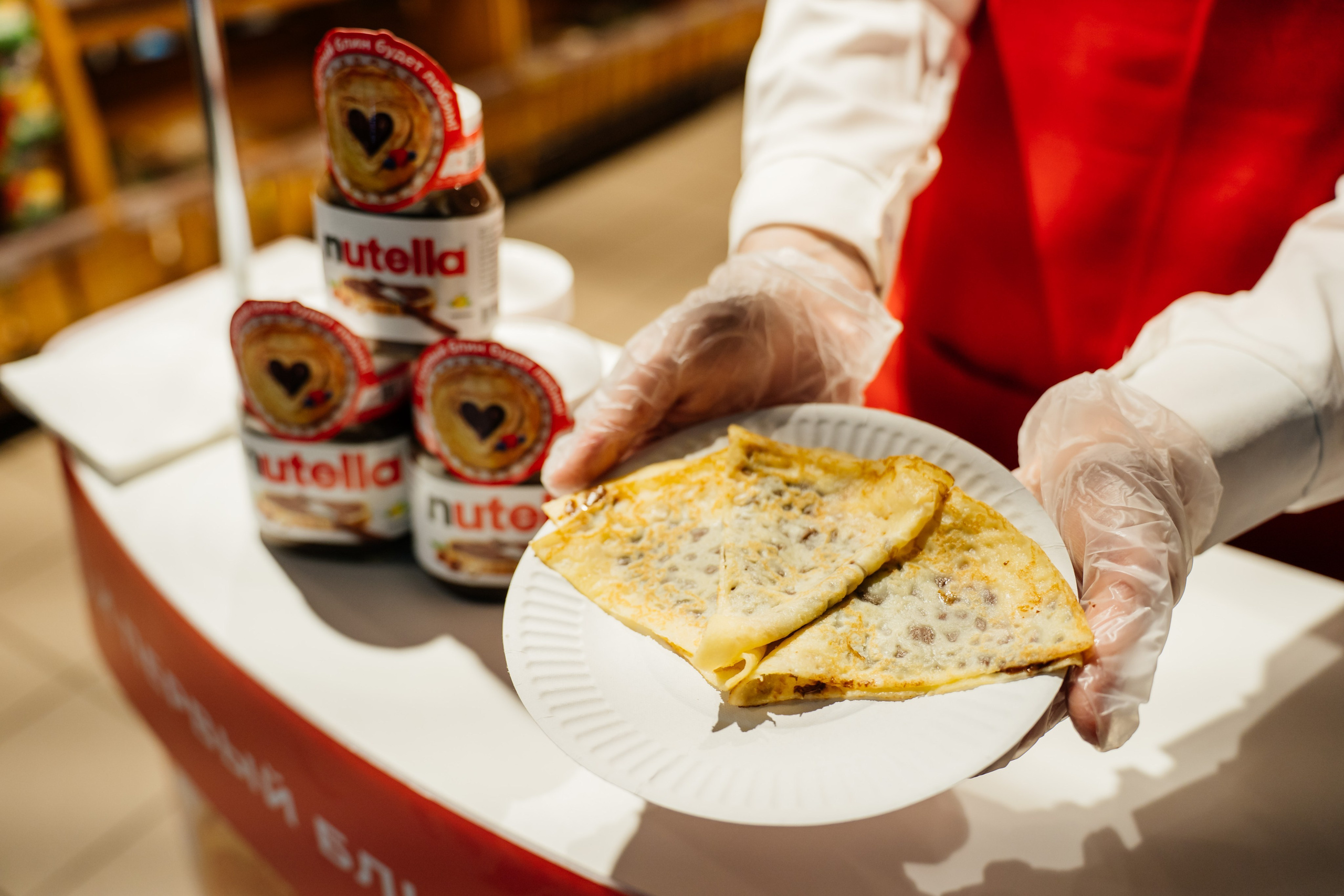 Промоакция Нутелла. Видеограф и Фотограф в Челябинске Ксения и Владимир Рюмины