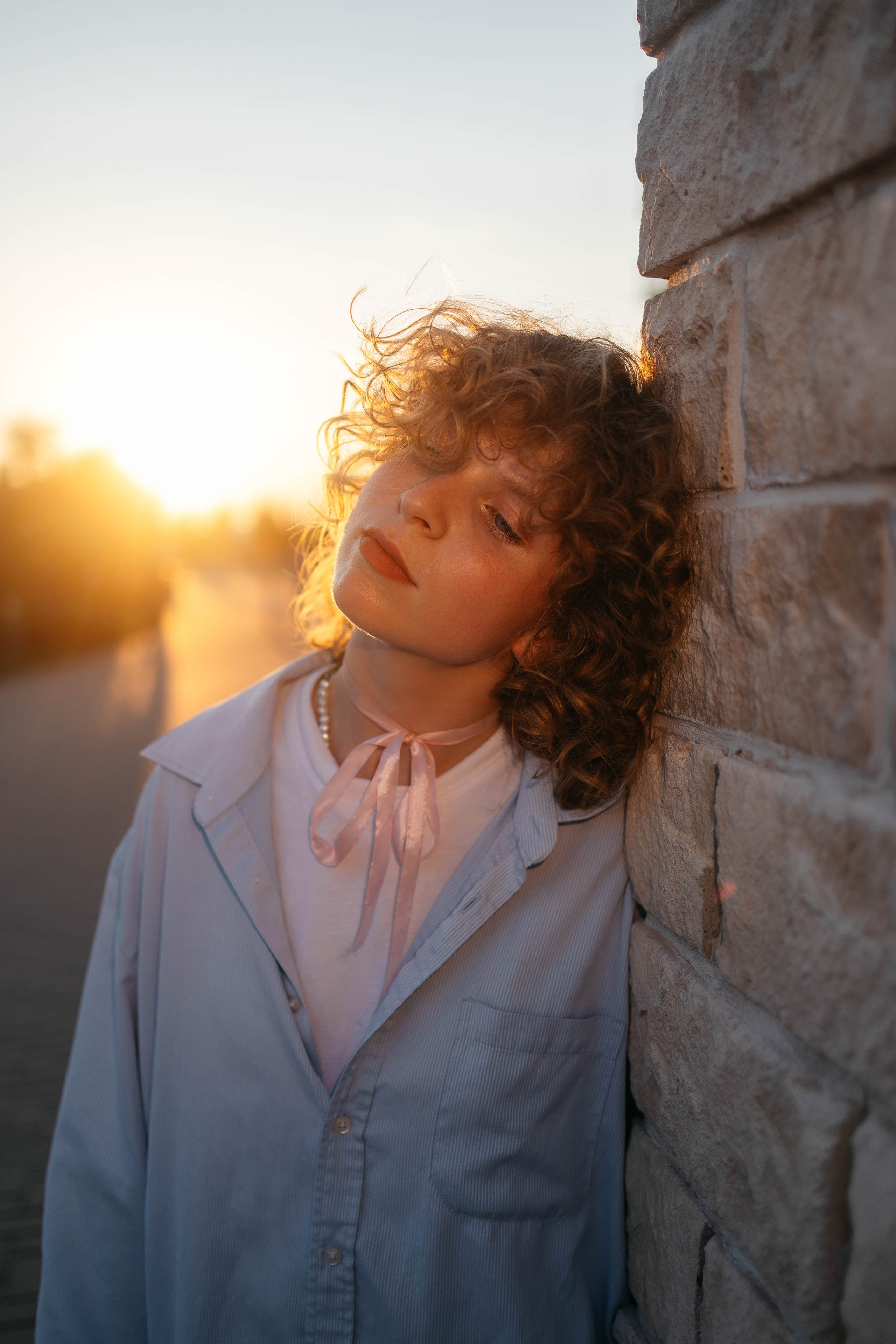 Лиза в Завидово. Закат. Фотограф в Твери Лагодная Яна