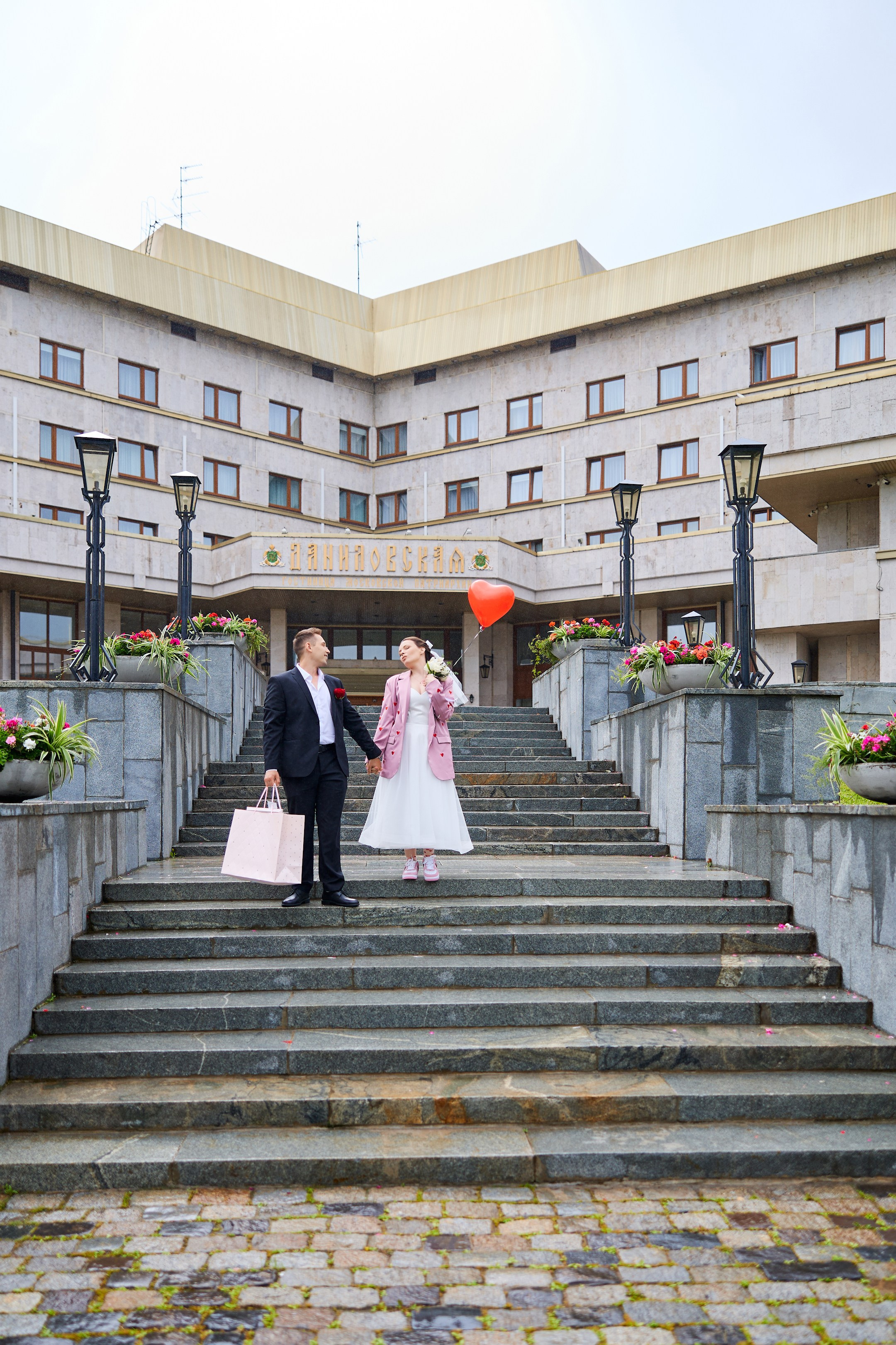 Свадебная фотосъёмка в гостинице Даниловская. Свадебный фотограф Сергей Колбинский