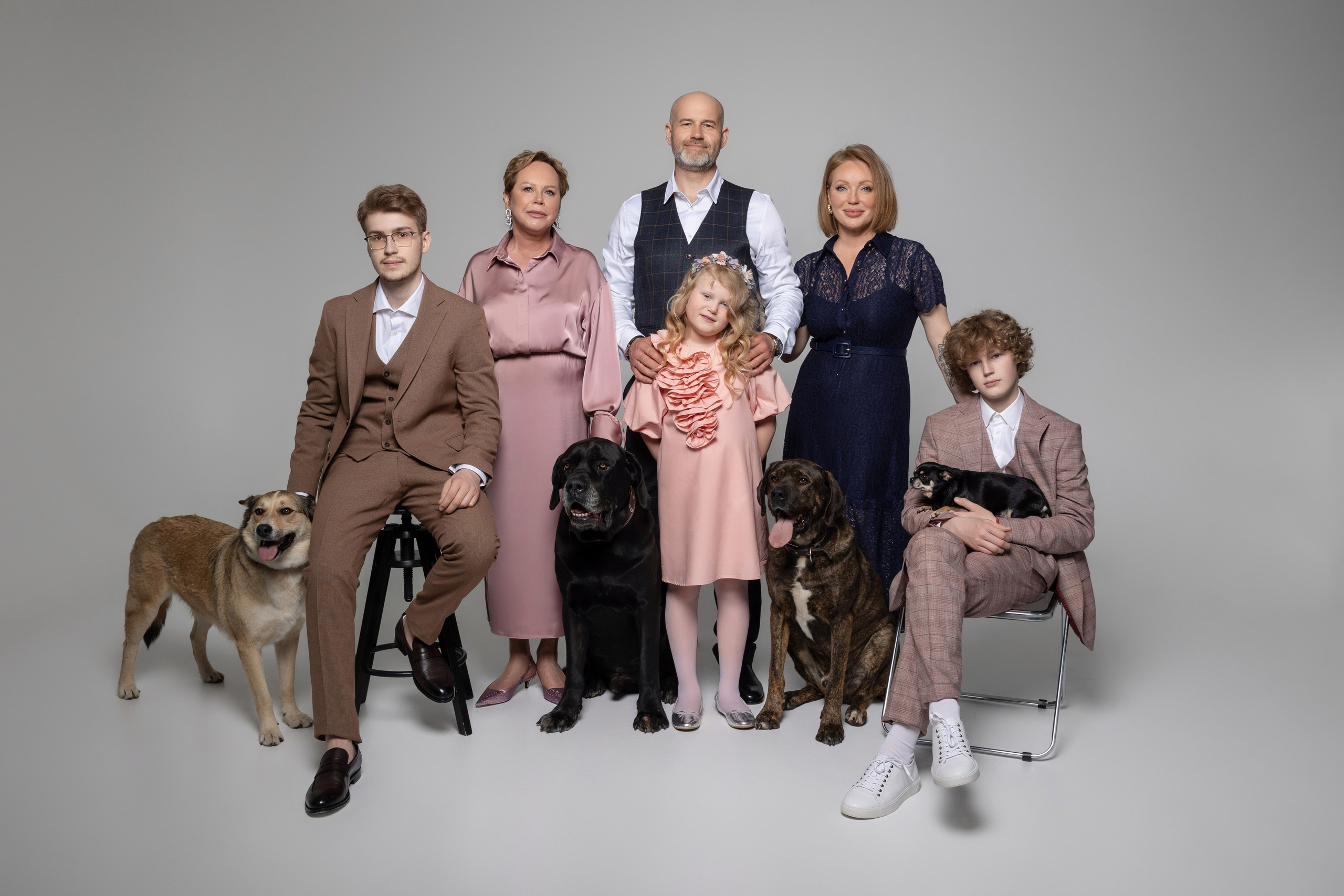 Дмитрий и Татьяна с семьей. Фотограф в Санкт-Петербурге