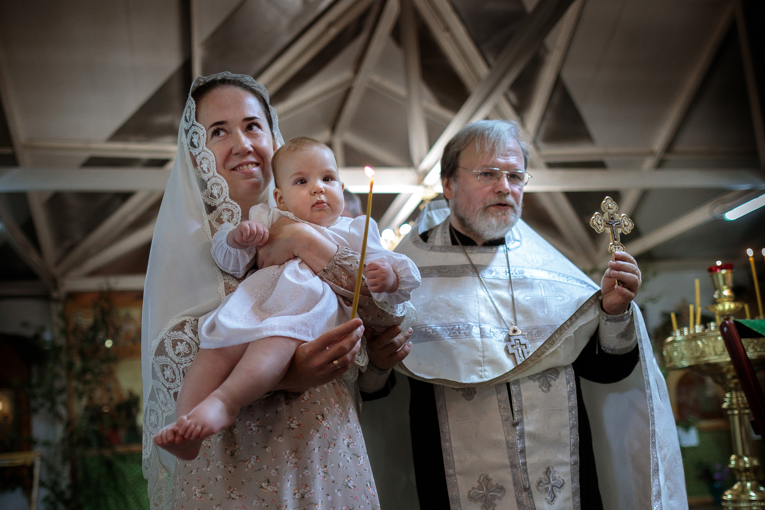Крещения и венчания. Фотограф на крещение в Москве Нина Лобасова