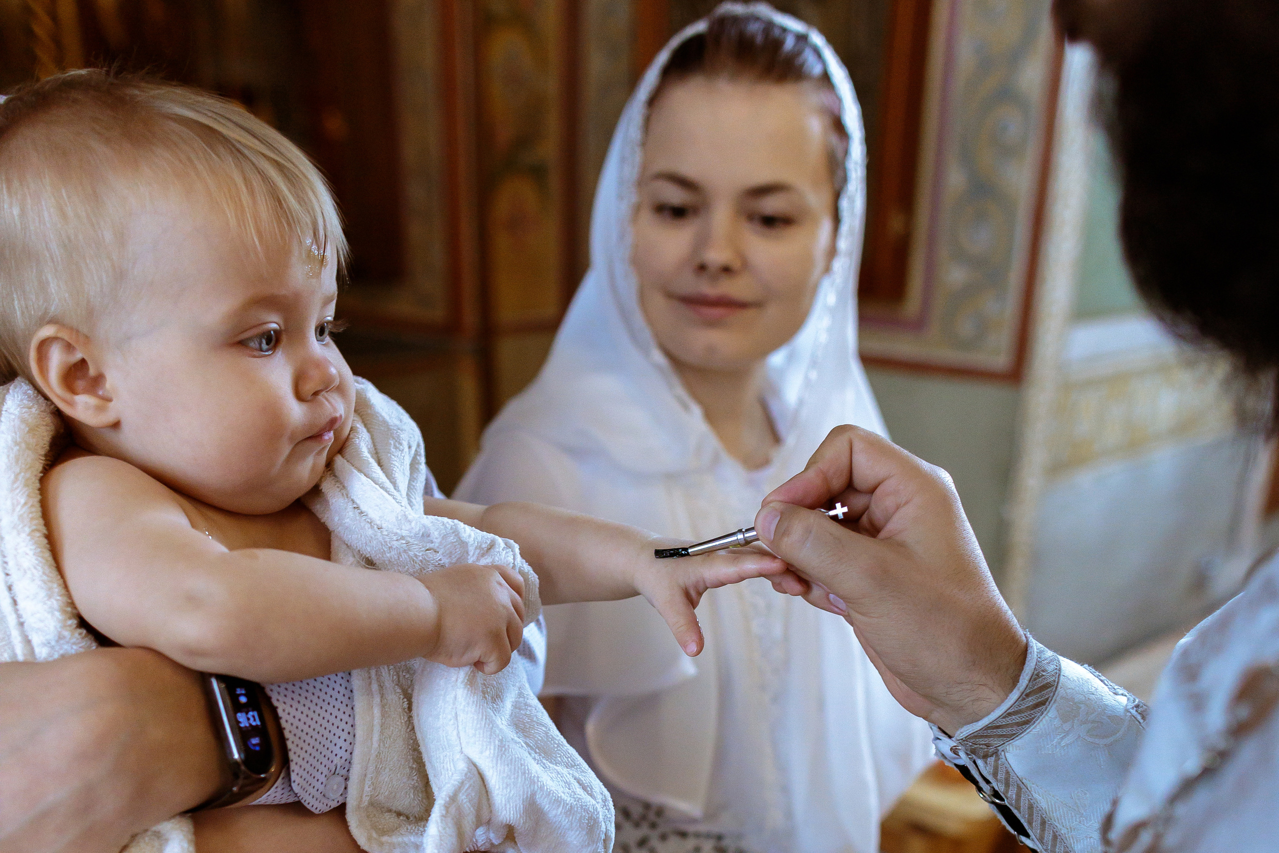 Крещения и венчания. Фотограф на крещение в Москве Нина Лобасова
