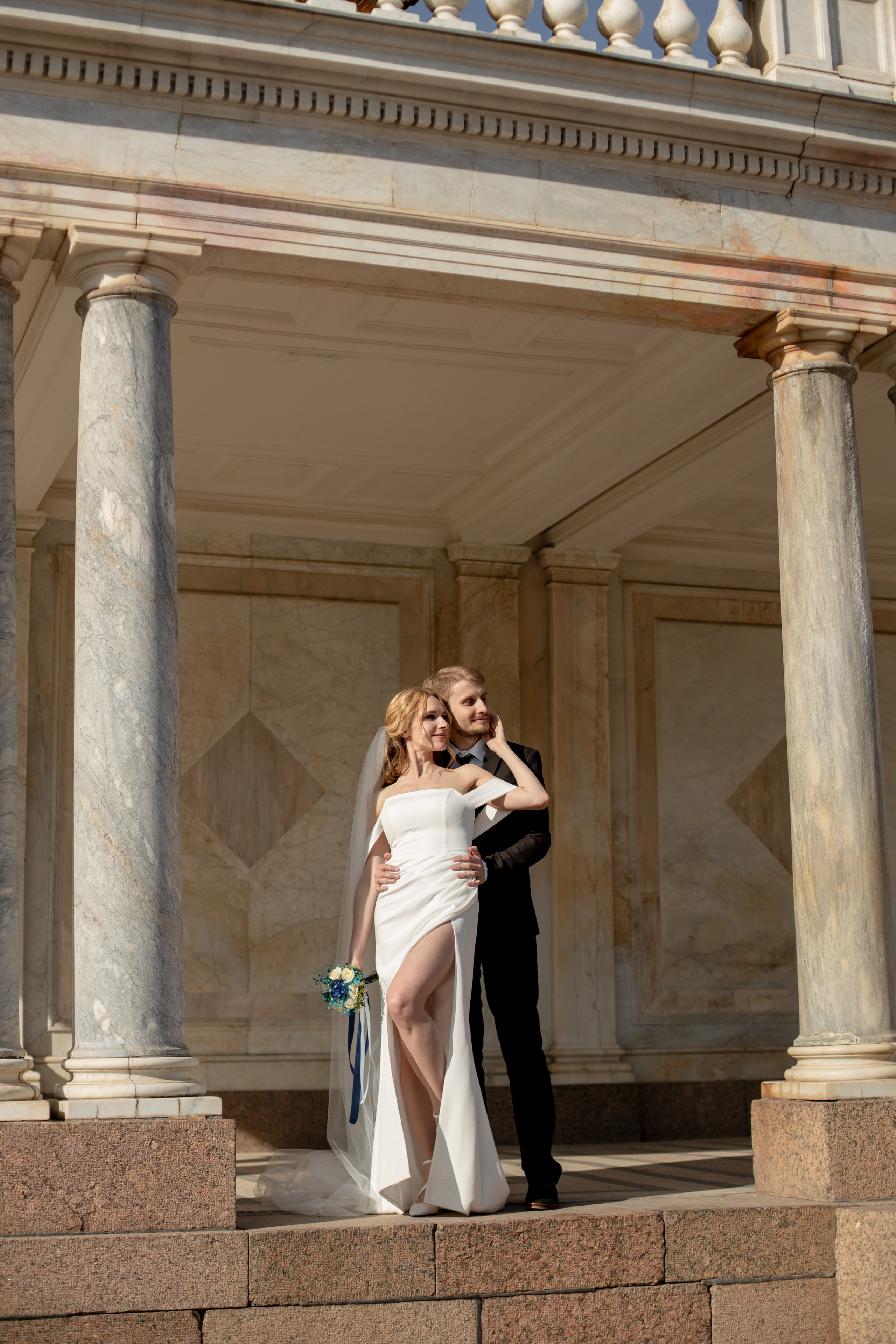 Петергоф / ЗАГС + прогулка. Свадебный и семейный фотограф в Москве Диана Левченко