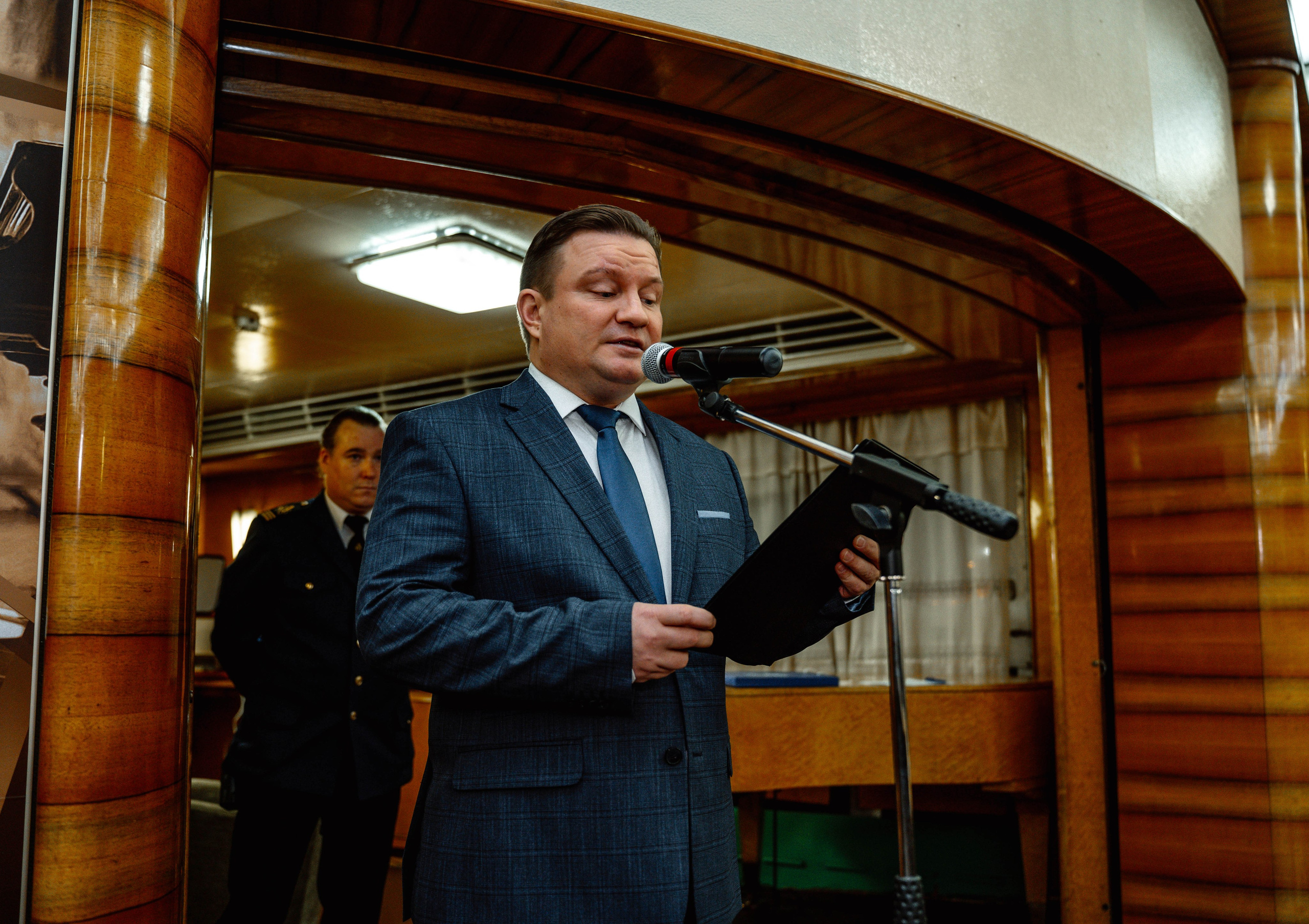 Презентация книги на Ледоколе Ленин (Росатом). Туманов Кирилл Фото, видео и аэросъемка в Мурманской области