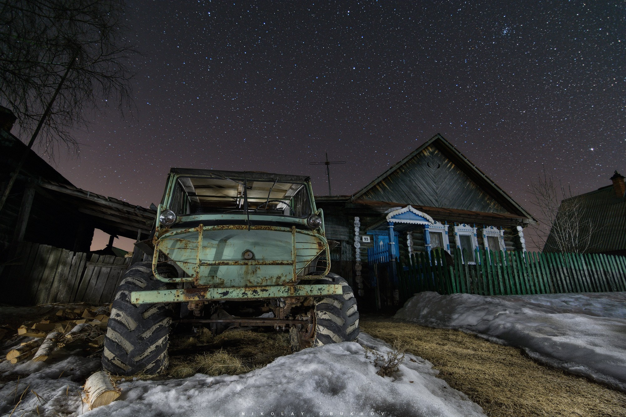 Ночные пейзажи Черноисточинска | Фотограф Николай Обухов