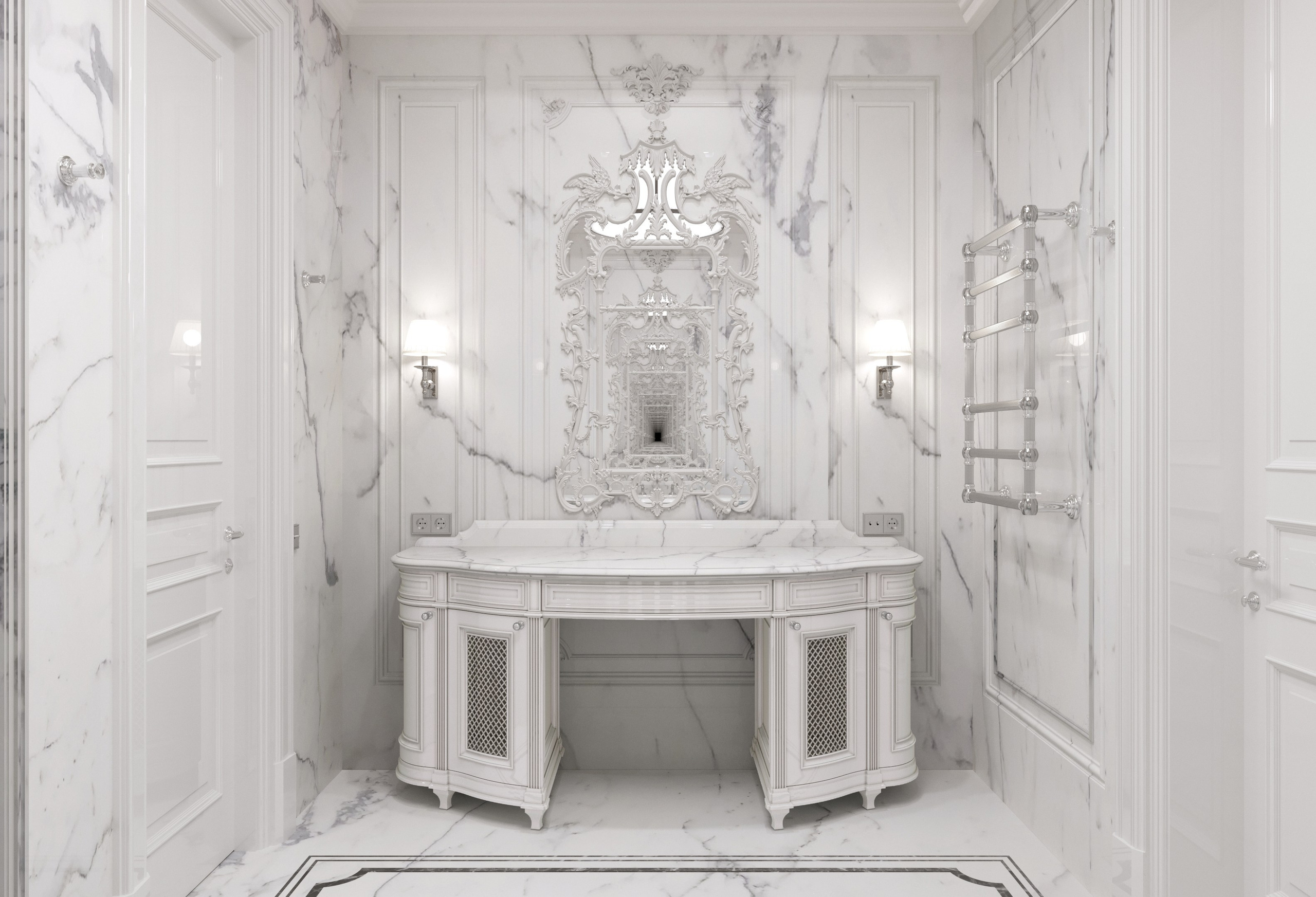 Тумба под раковину. Студия дизайна интерьера RISE DESIGN STUDIO