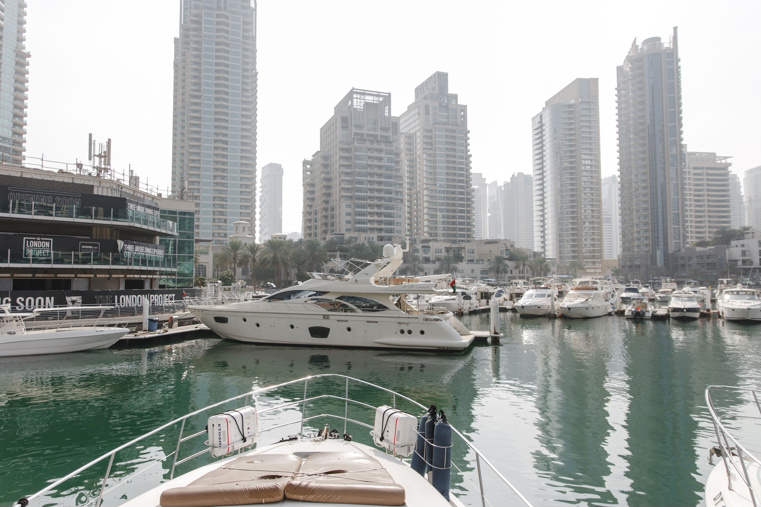 Yacht trip in Dubai Marina. Фотограф Андрей Баксов