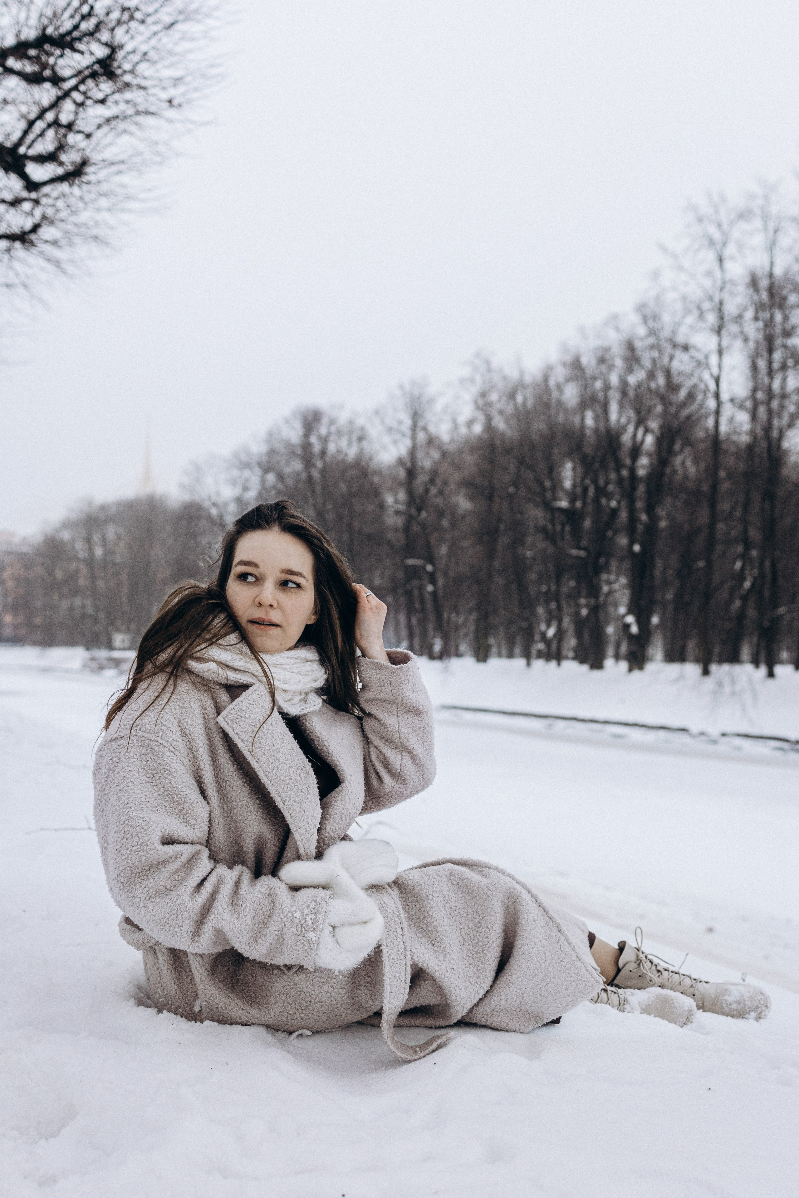 В объятьях снега и Невы. Семейный фотограф в Санкт-Петербурге Лена Соколова