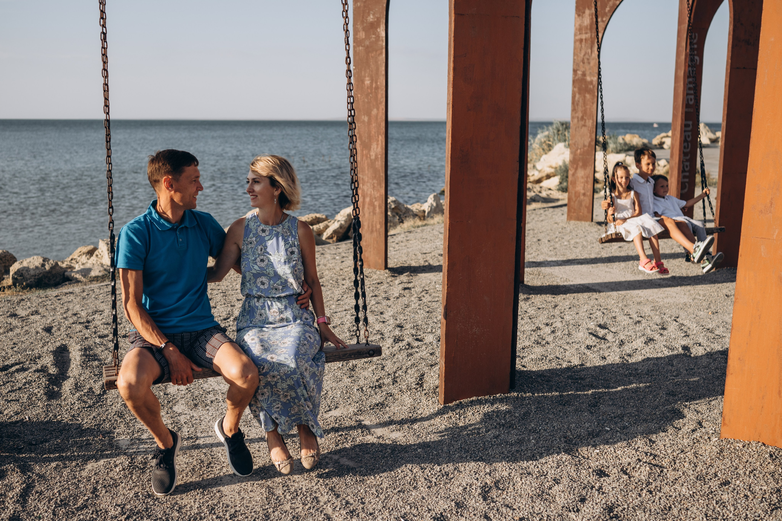 Сергей, Елена, Ваня, Даша и Паша. Фотограф Горбенко Анна