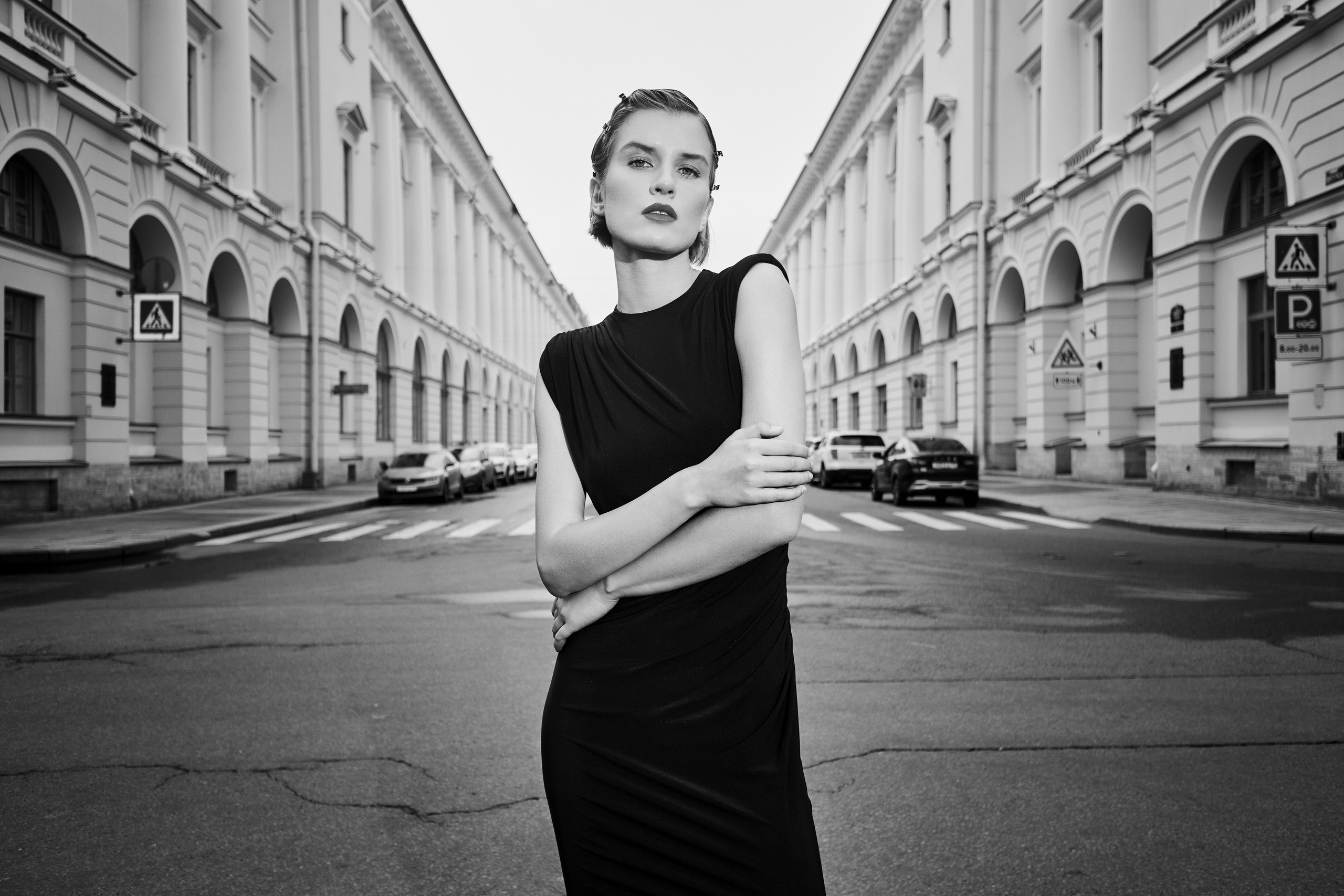 Импульсный свет на улице