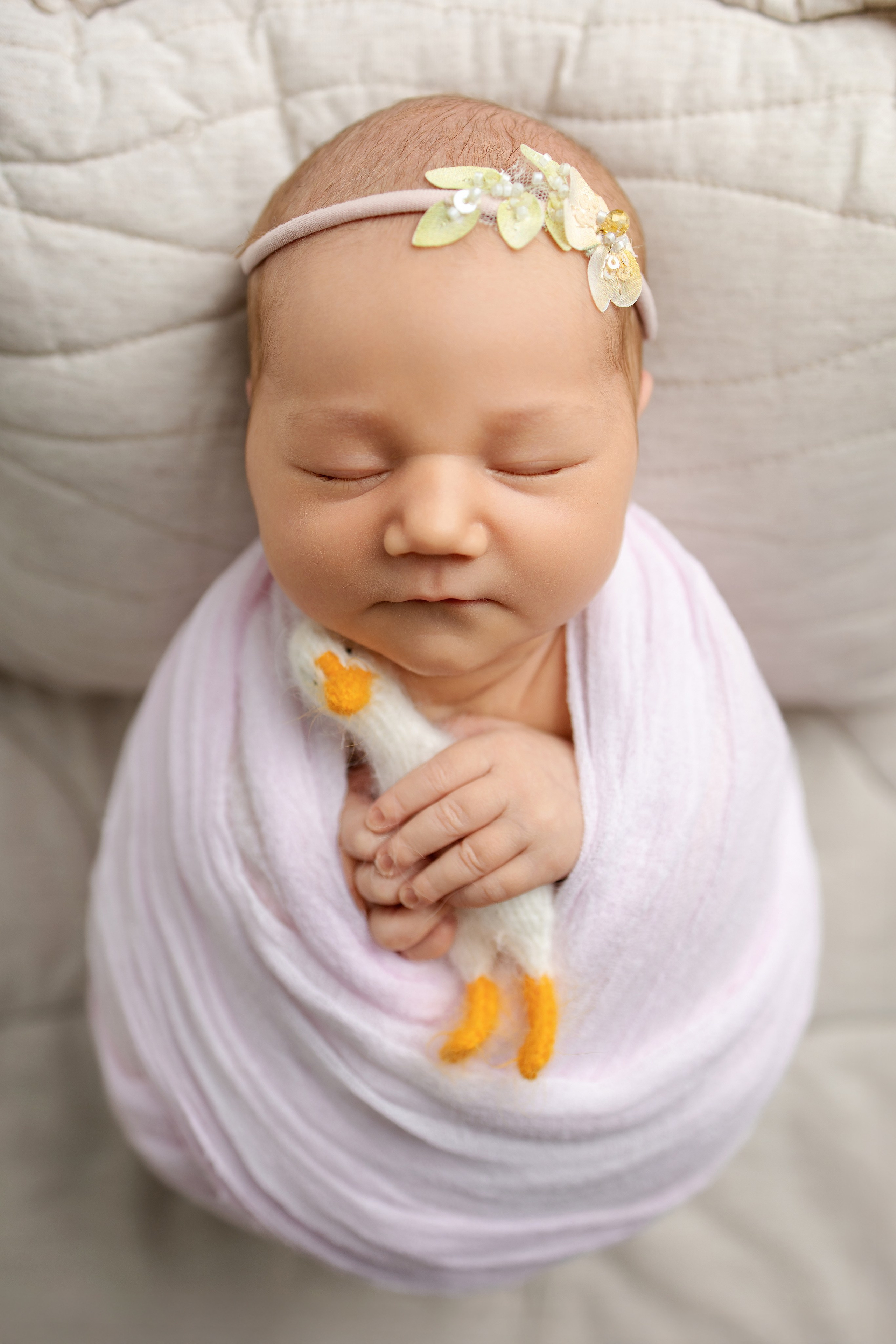 Полина 6 дней. Фотограф новорождённых Newborn Москва