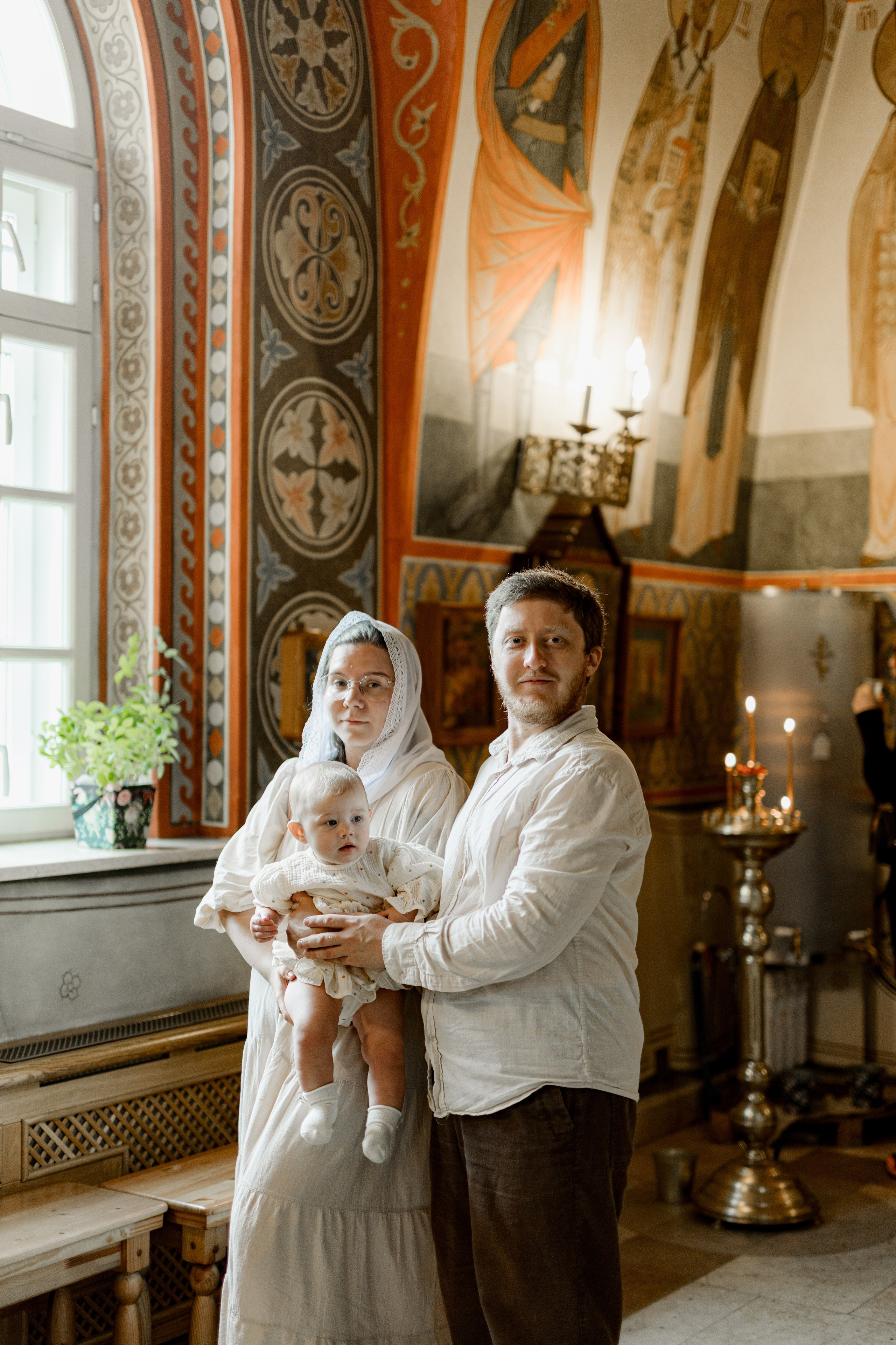 Таинство Крещения Веры. Фотограф новорождённых Newborn Москва