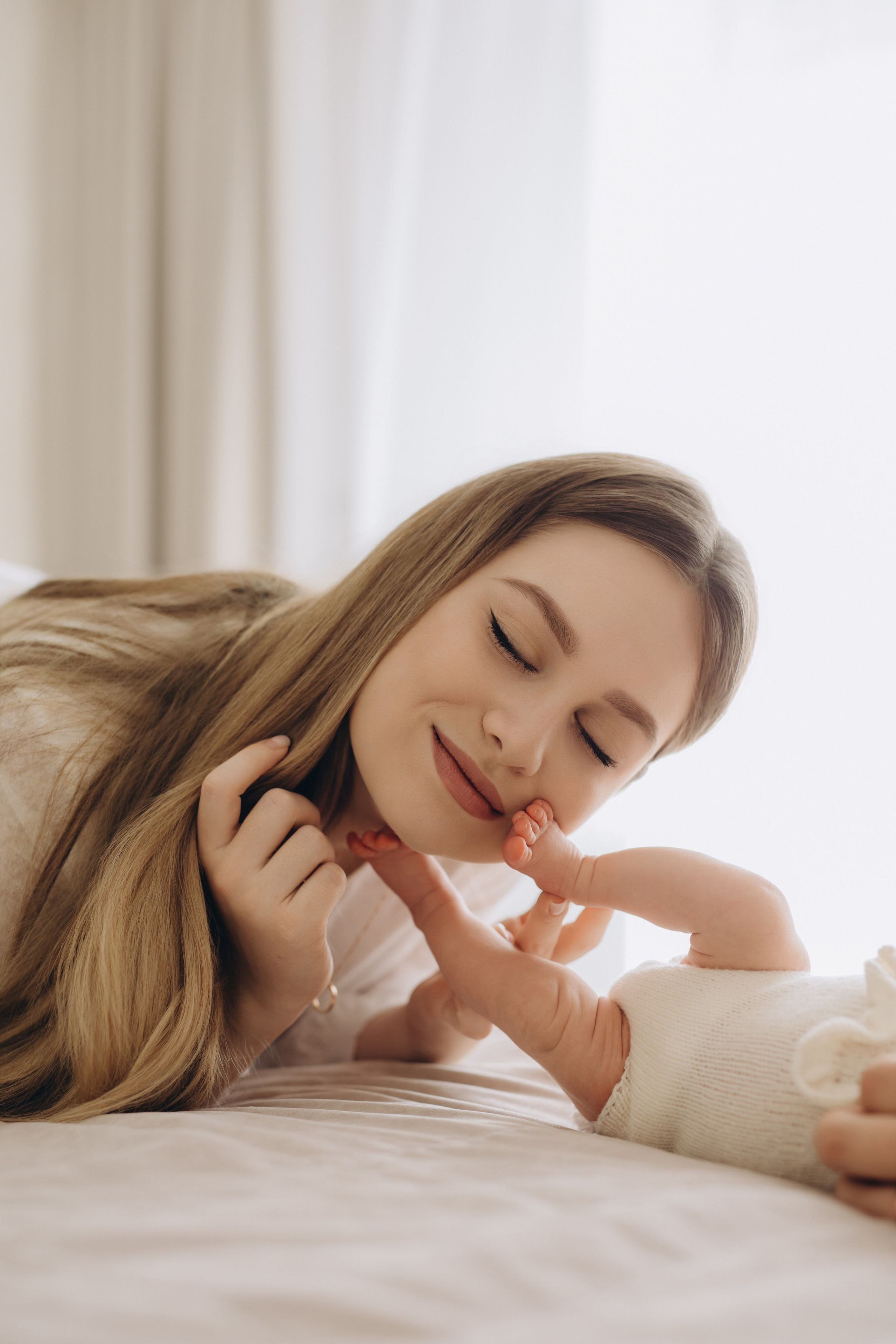 Василиса 23 дня. Фотограф новорождённых Newborn Москва