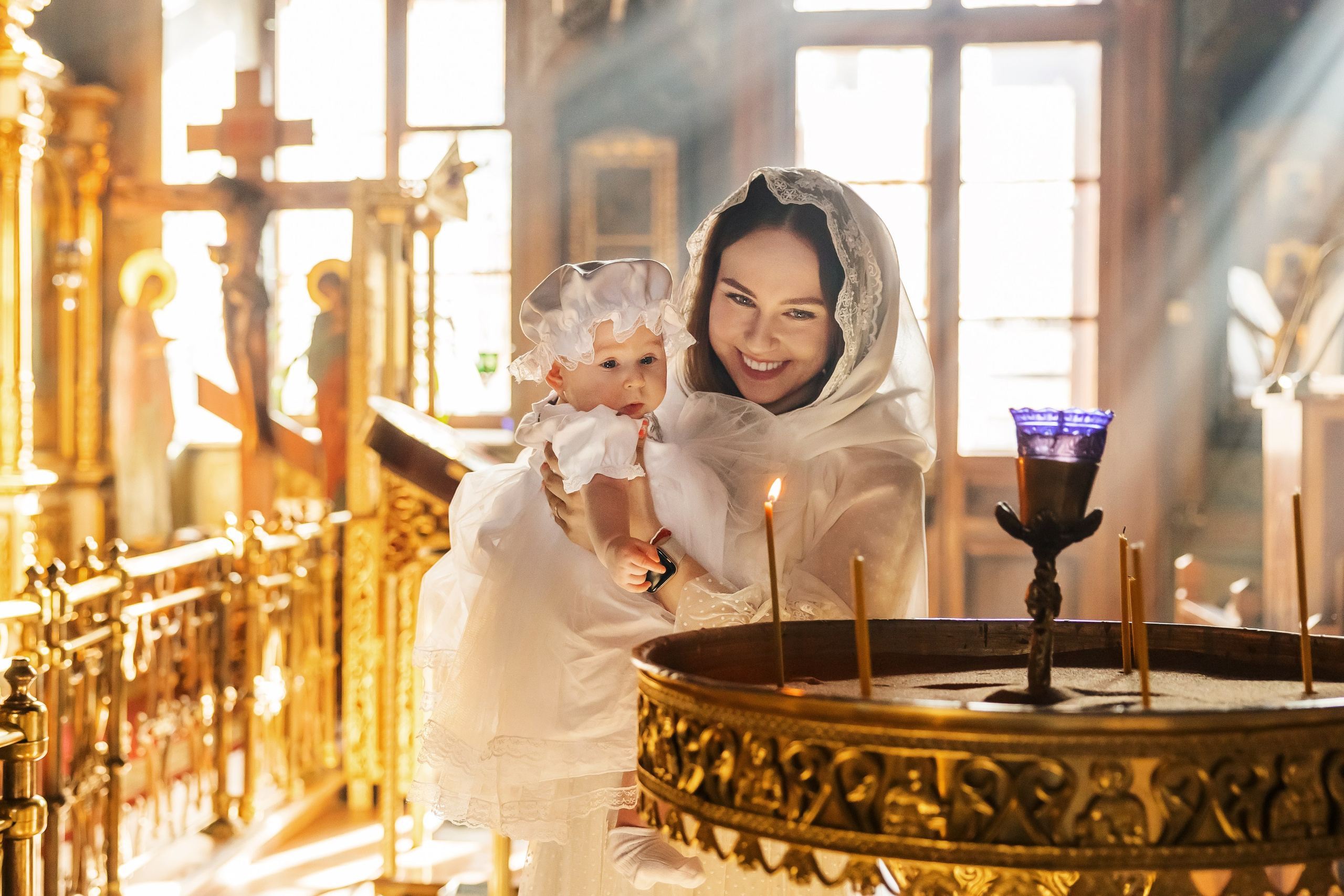 Крещение Яны. Фотограф г. Москва Олеся Пантелеева