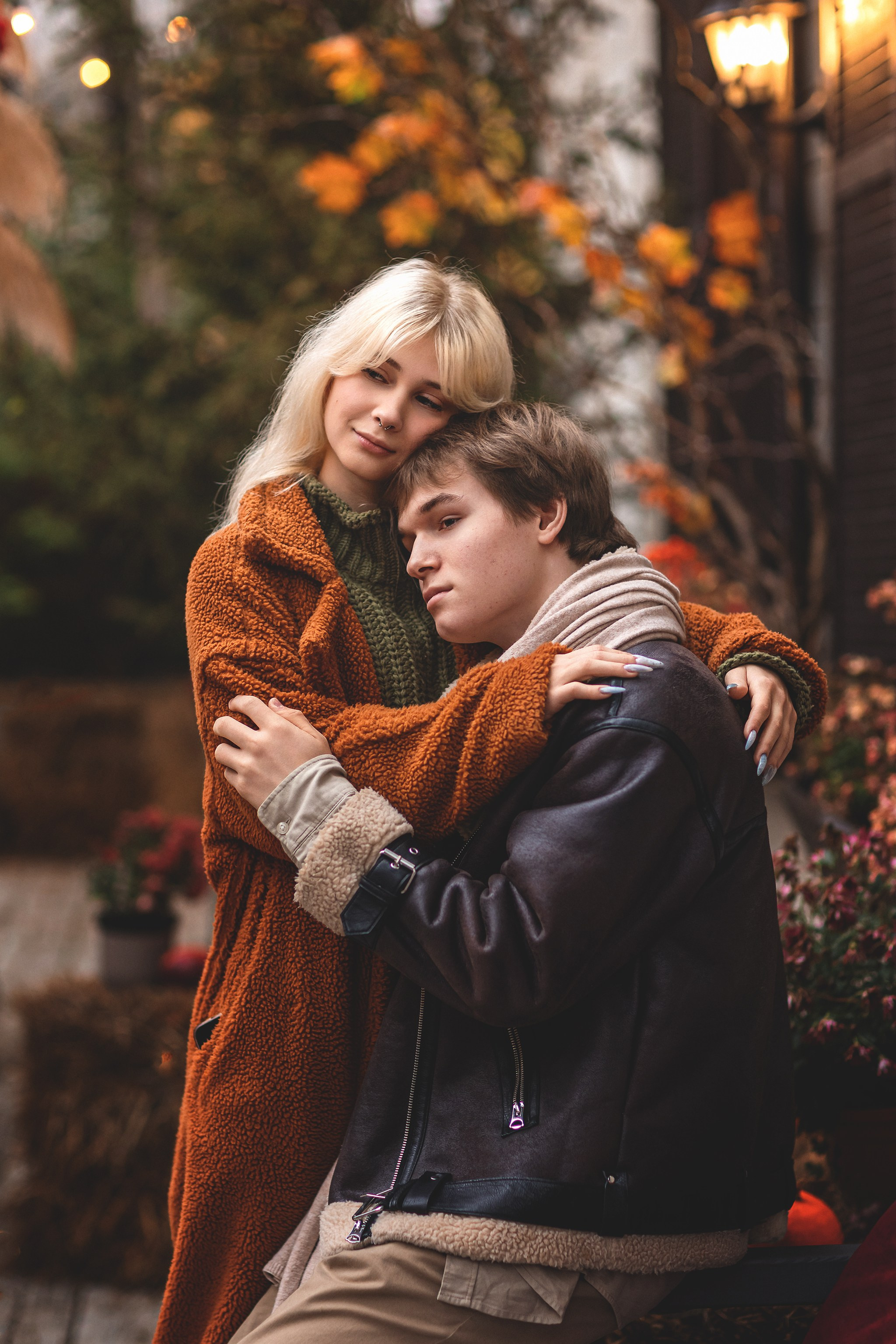 Осенняя лавстори. Детский и семейный фотограф Елена Михайлова в Москве