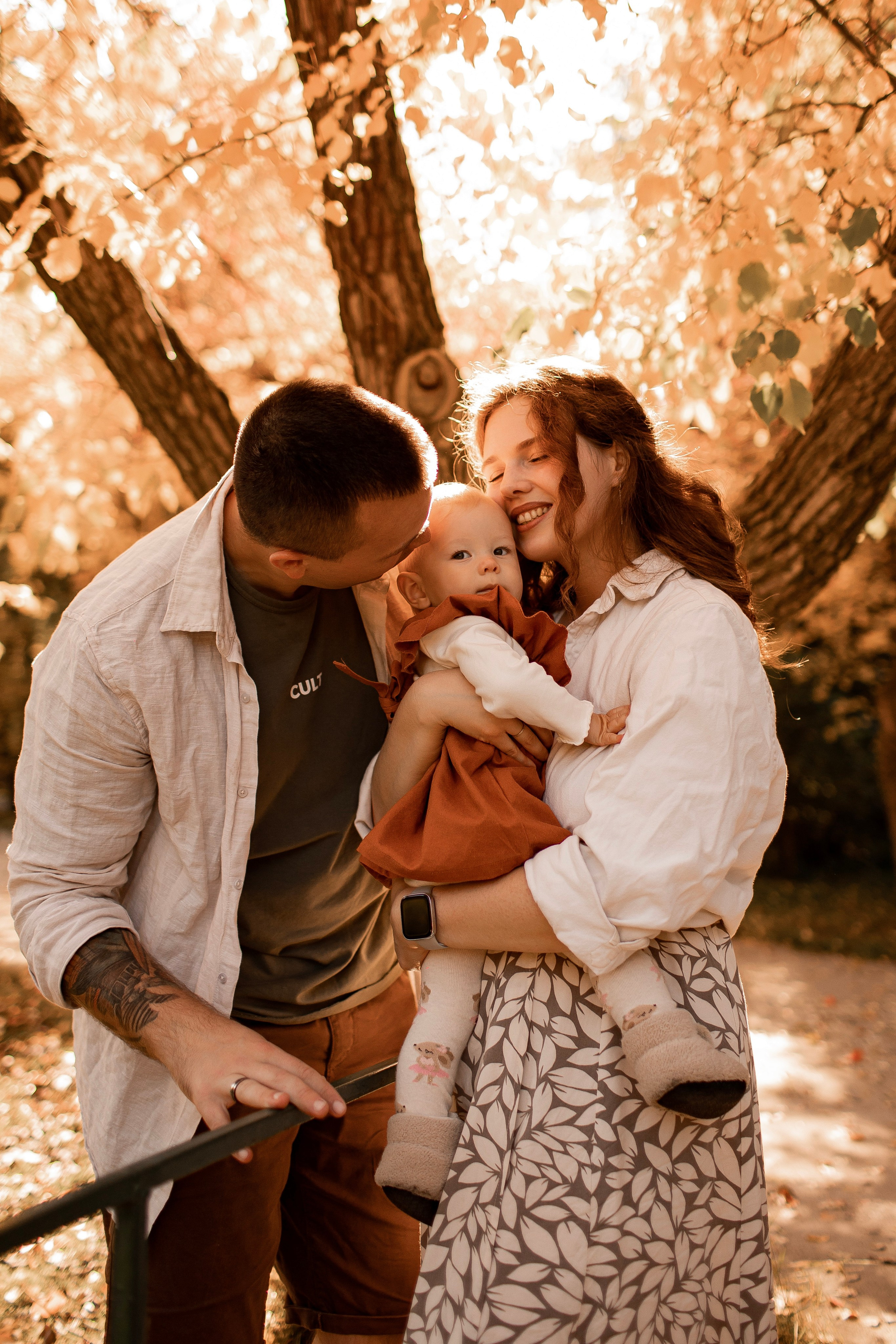 Ольга со своей семъей. Семейная съемка — это красивый способ признаться своей семье в любви