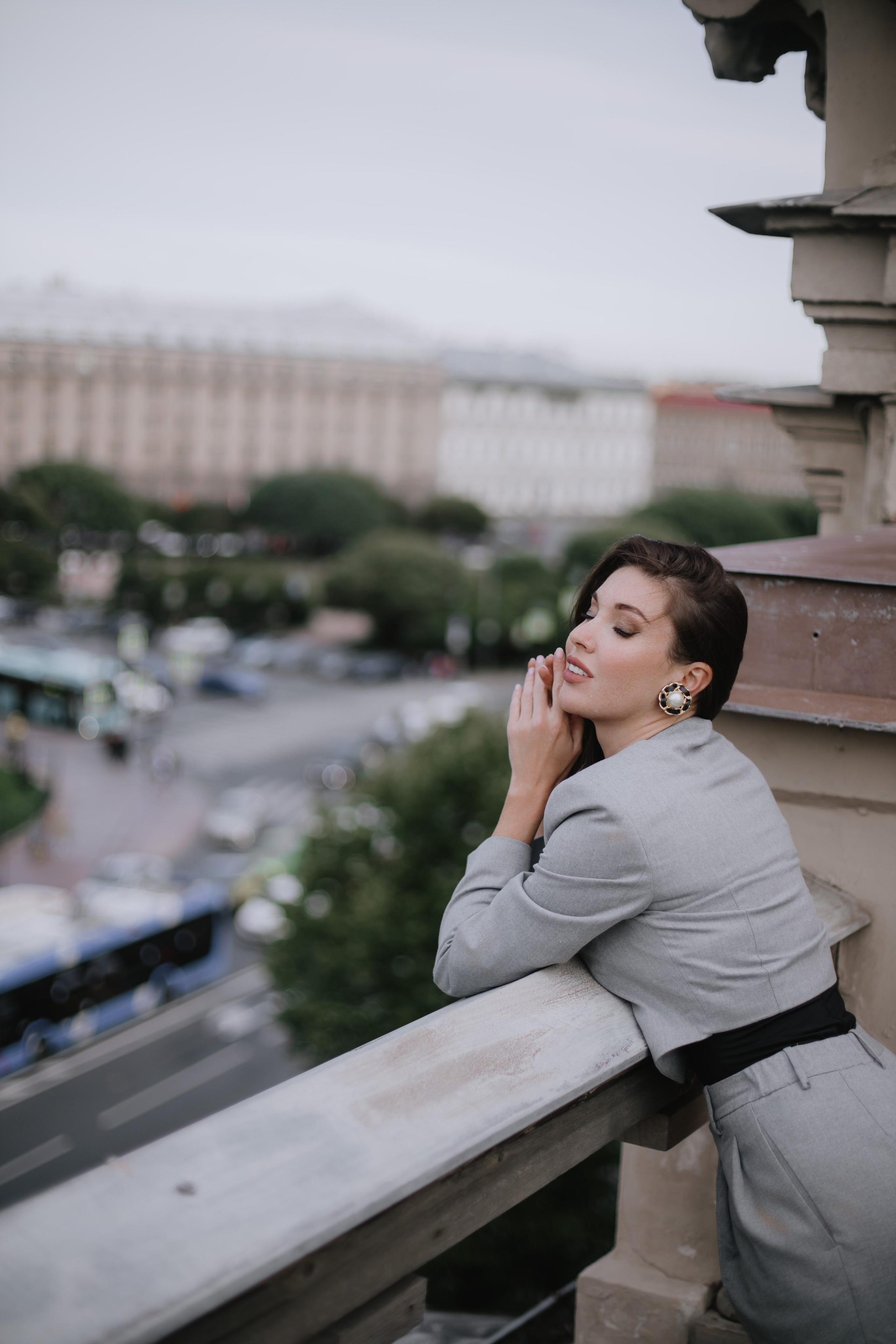 Вероника (съемка на крыше). Фотограф в Москве и Санкт-Петербурге Дарина
