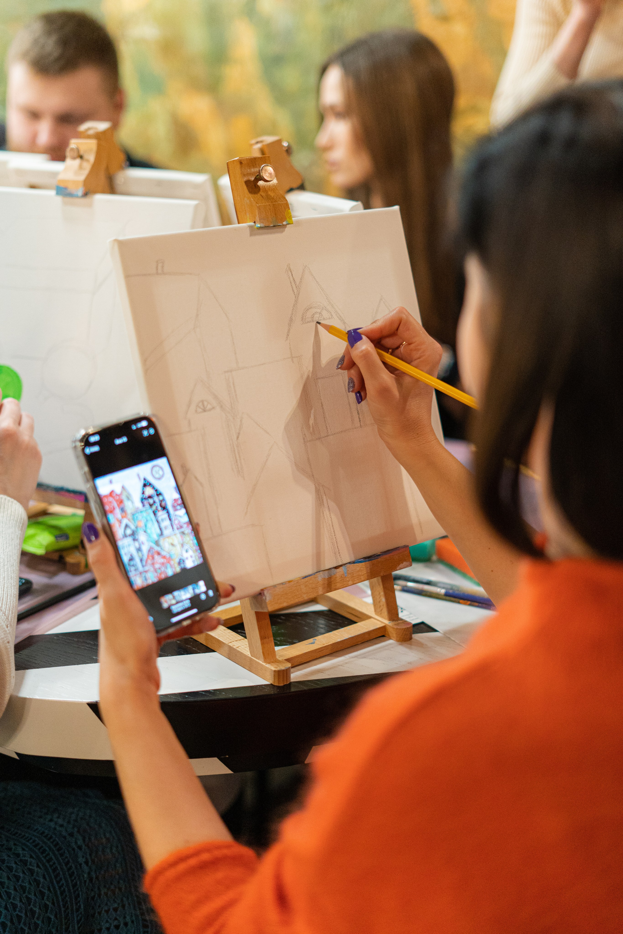 Корпоратив Teach Me Art 2. Портретный фотограф в Москве и Санкт-Петербурге Арина Чех