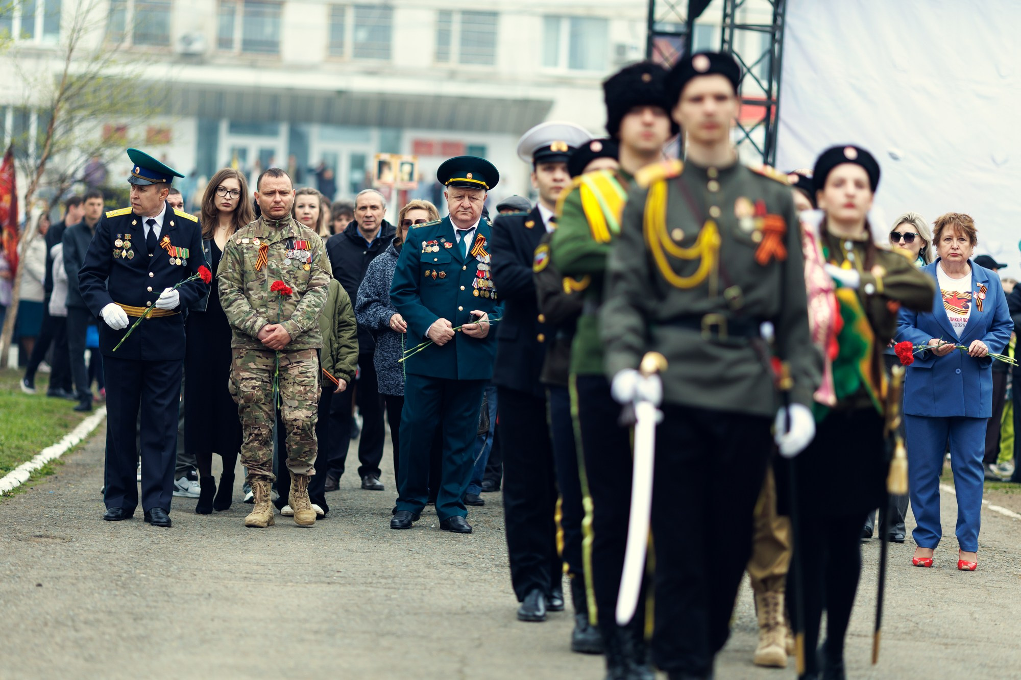 Празднование 80-летия победы над фашизмом. Славянка. Приморский край. Андрей Кровлин — фотограф в Славянке