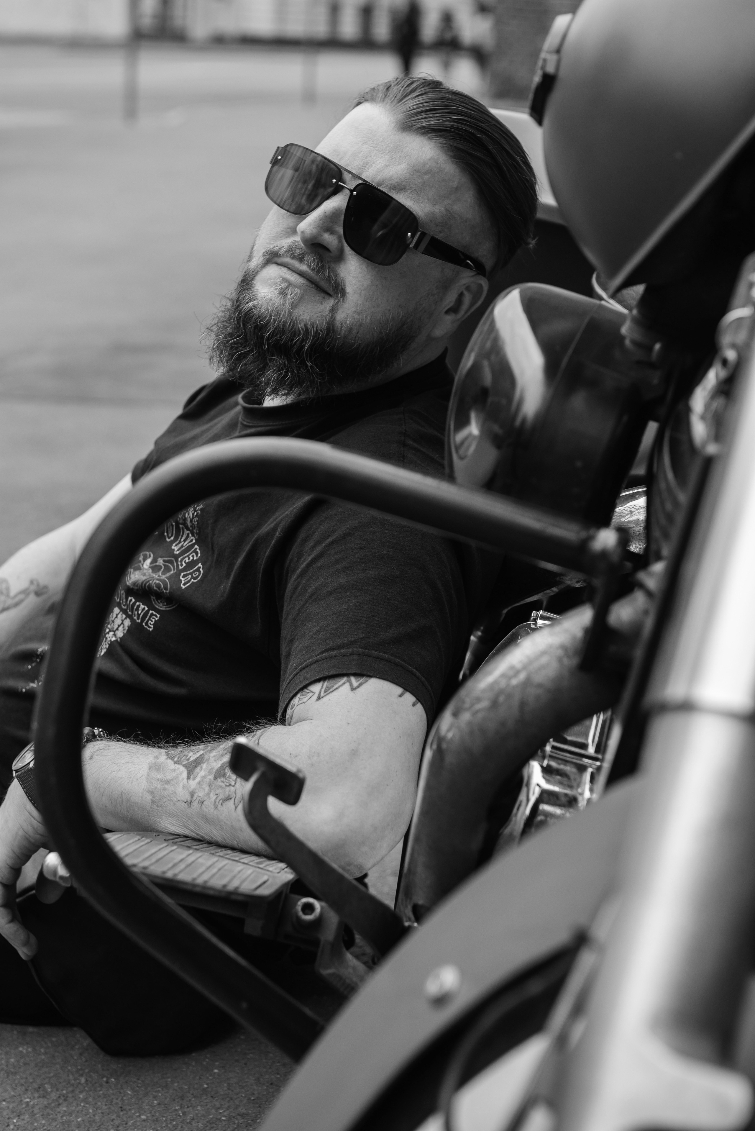 Алексей, байкер, профайлер. Бренд-фотограф для экспертов и блогеров в Москве Влада Горбовская