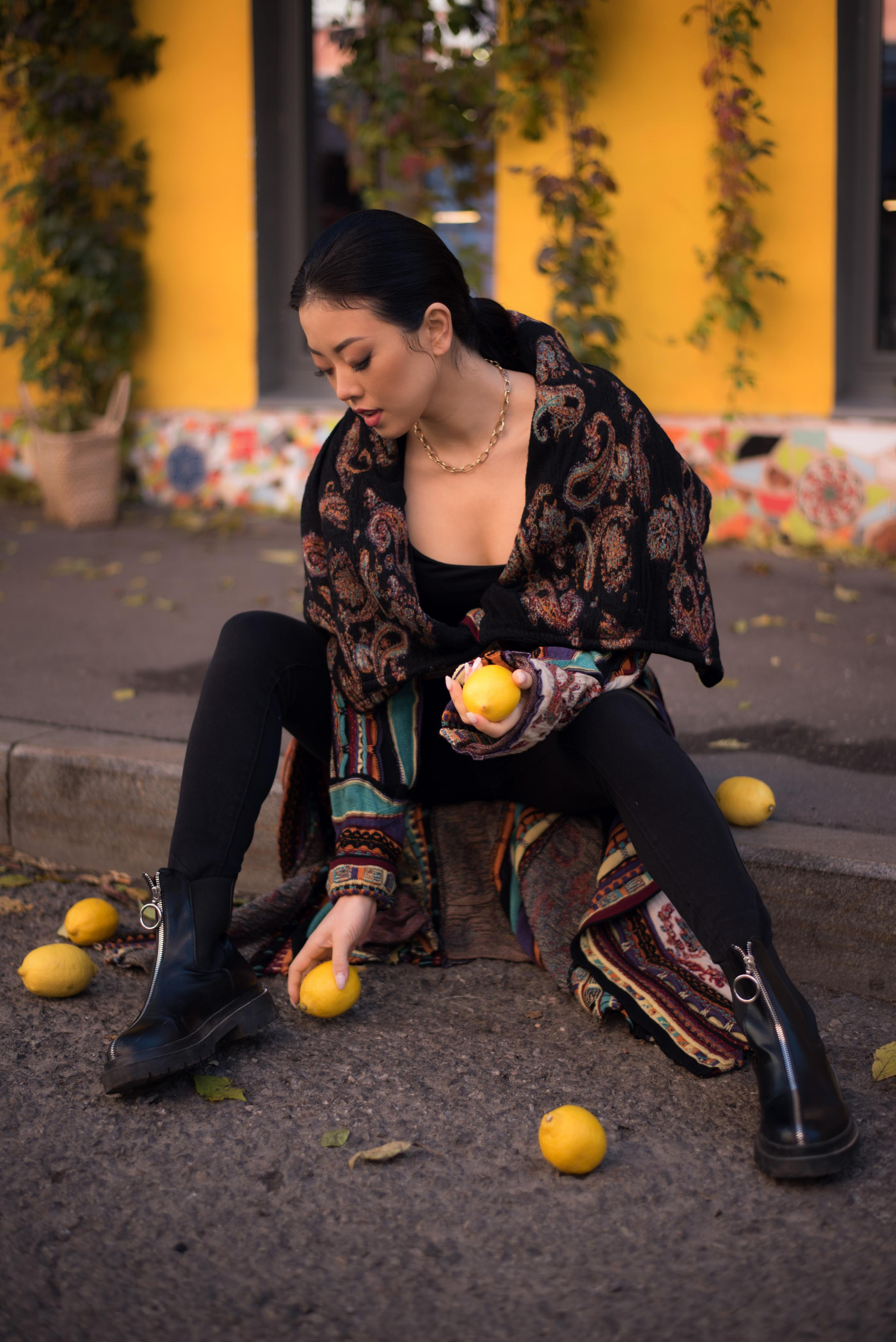Александра, лимоны. Бренд-фотограф для экспертов и блогеров в Москве Влада Горбовская