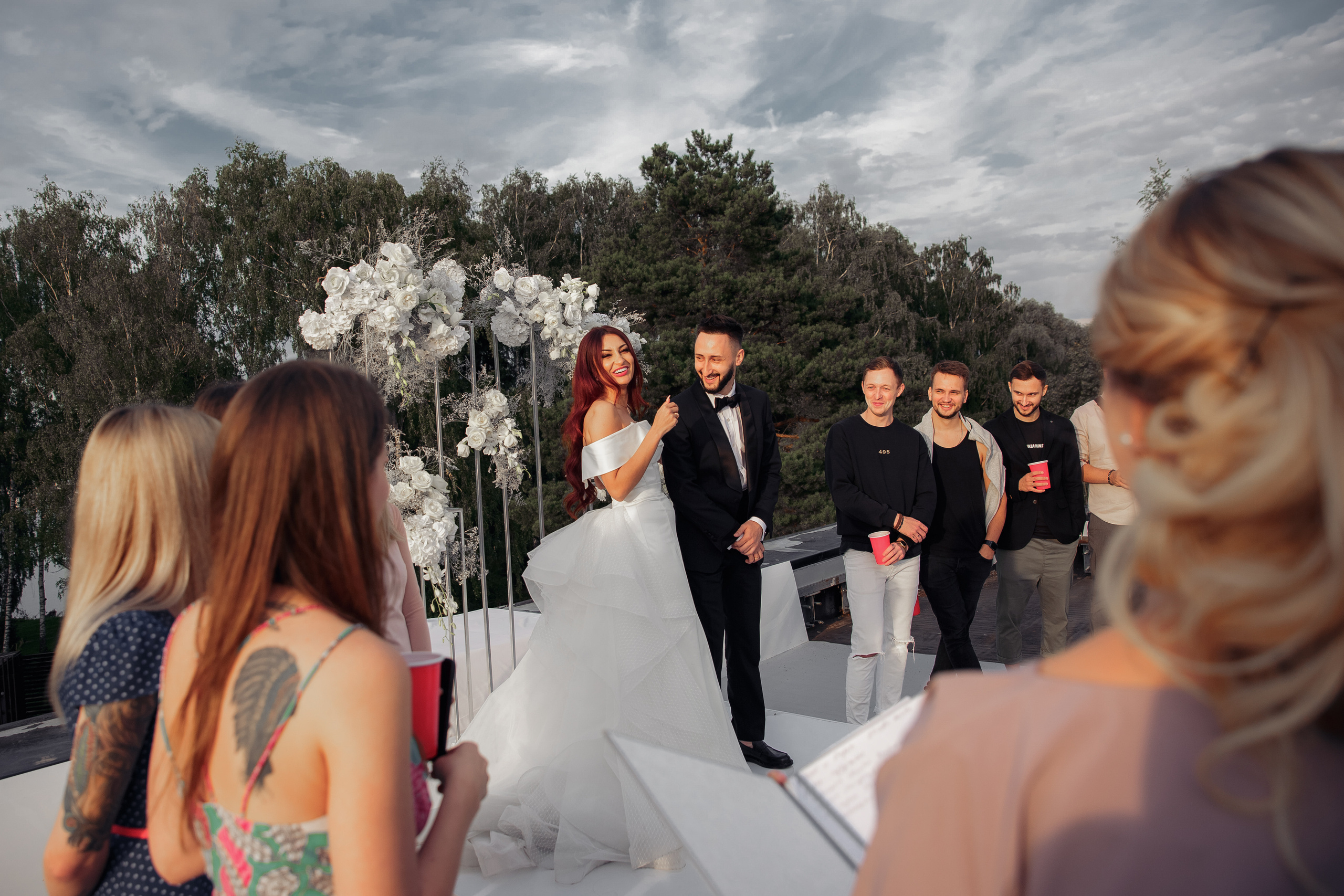 Свадебная тусовка. Свадебный фотограф Москва и МО