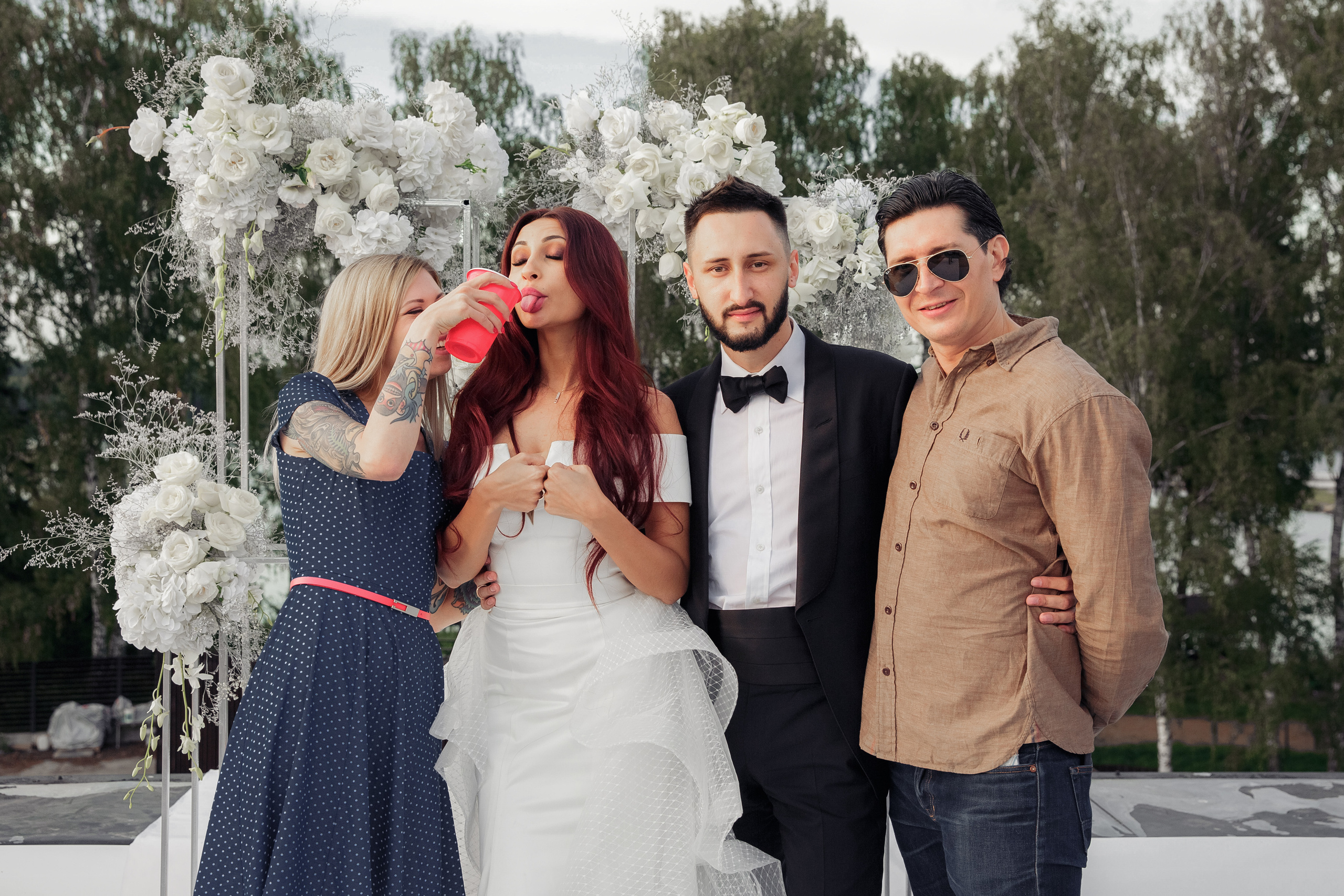 Свадебная тусовка. Свадебный фотограф Москва и МО