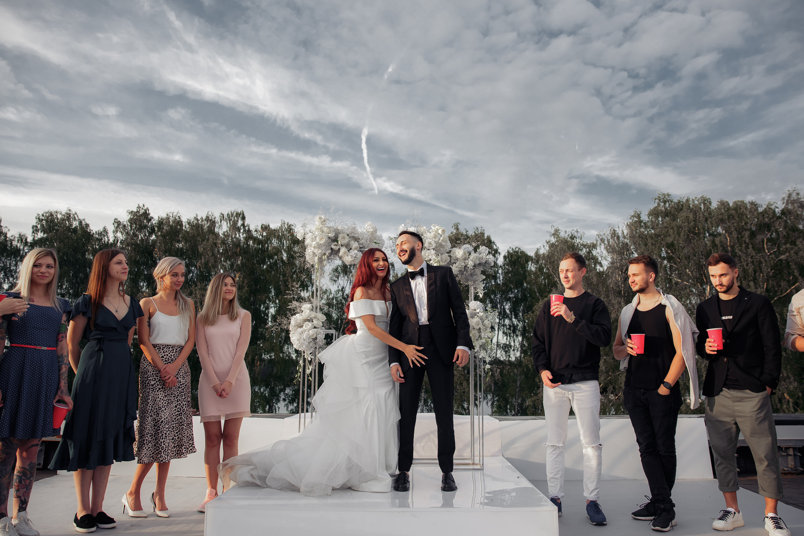 Свадебная тусовка. Свадебный фотограф Москва и МО