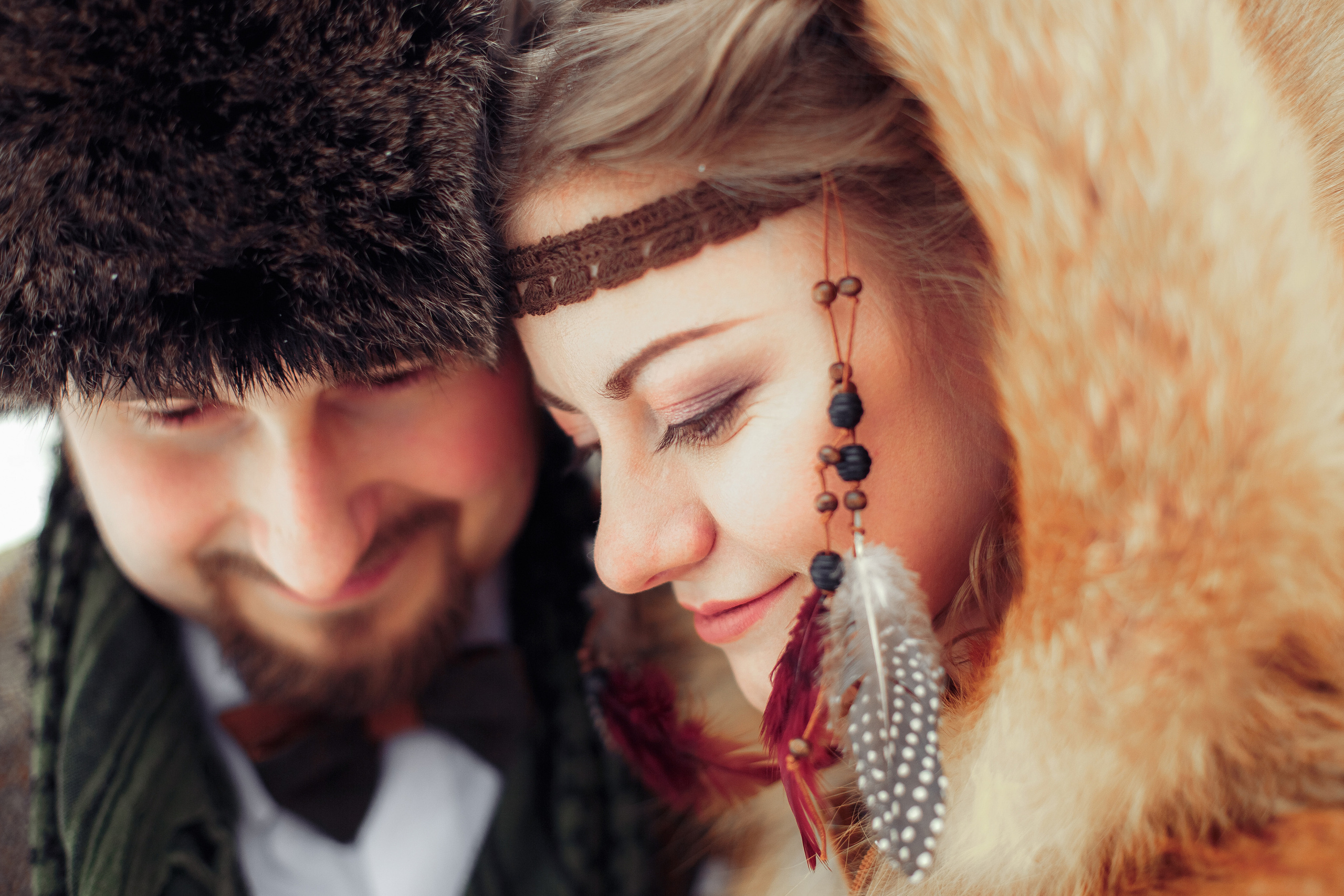 Зимним днем. Свадебный фотограф Москва и МО