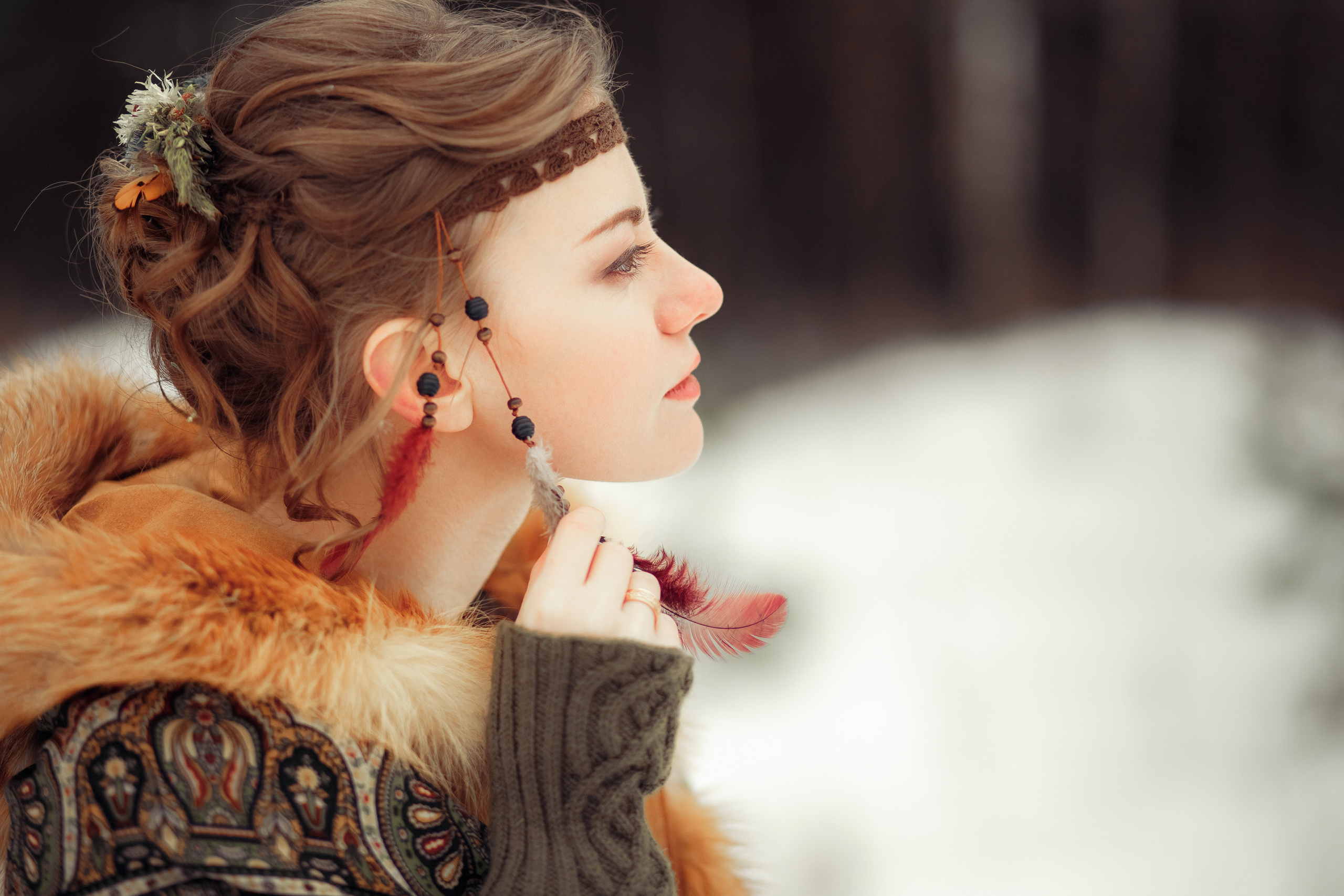 Зимним днем. Свадебный фотограф Москва и МО