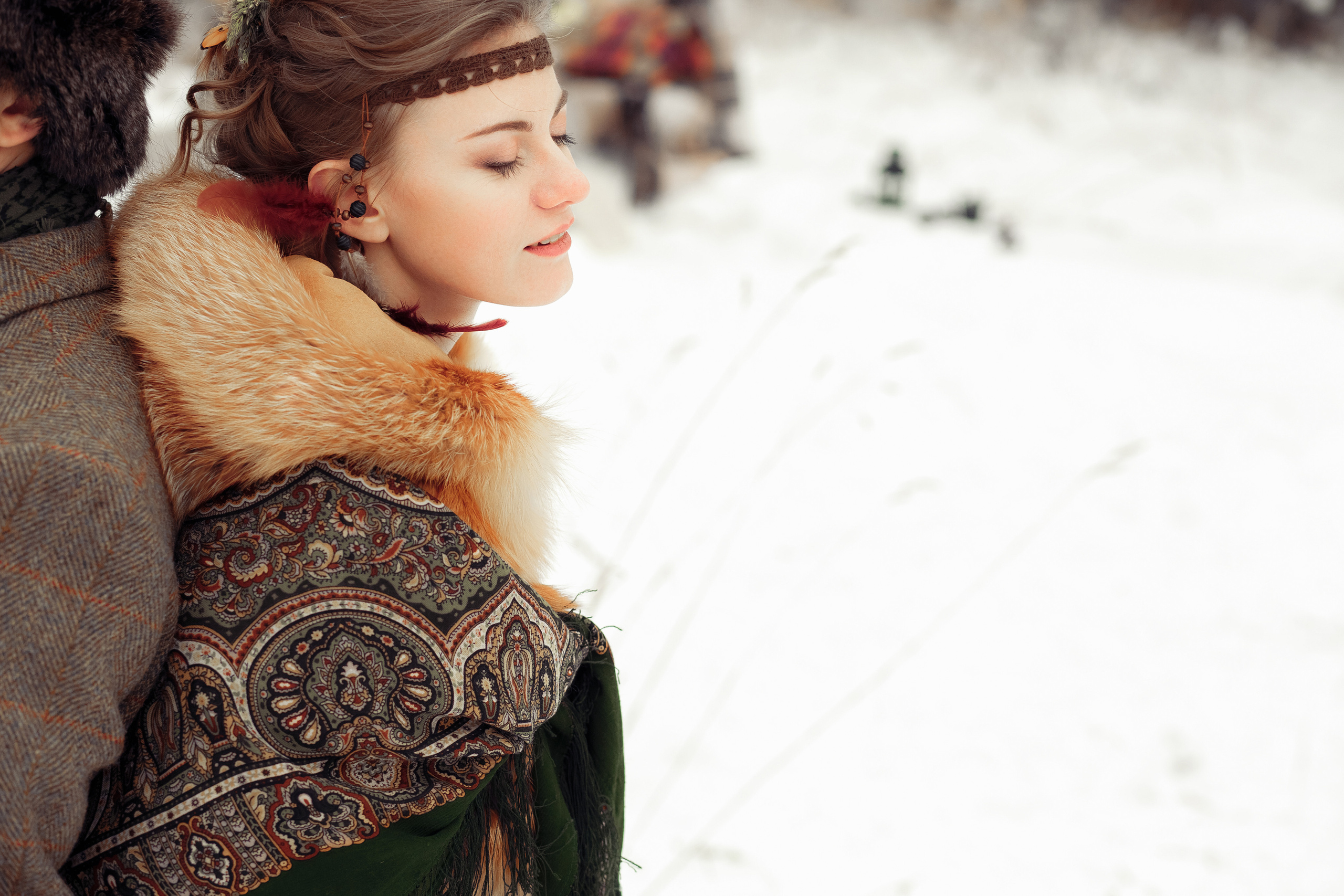 Зимним днем. Свадебный фотограф Москва и МО