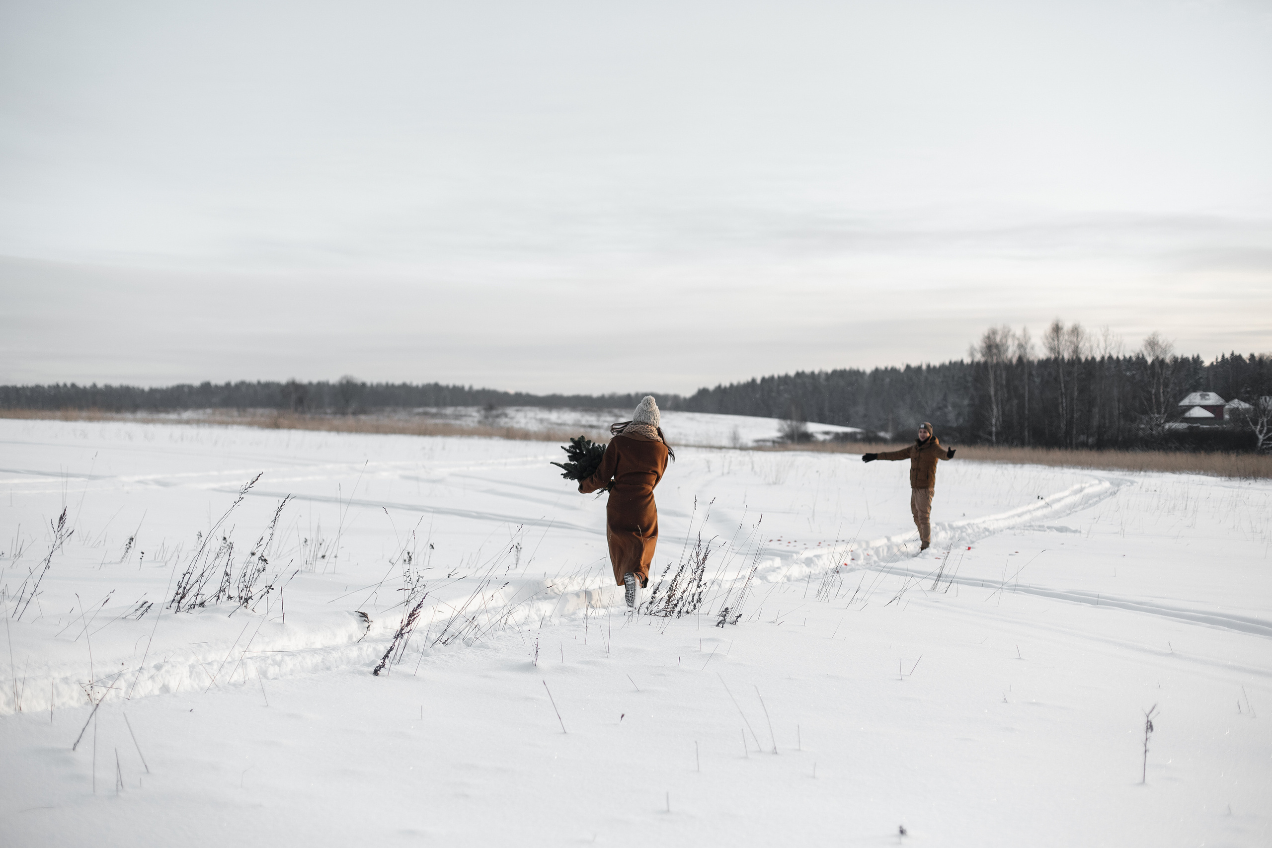А не погреться ли нам?. Свадебный фотограф Москва и МО