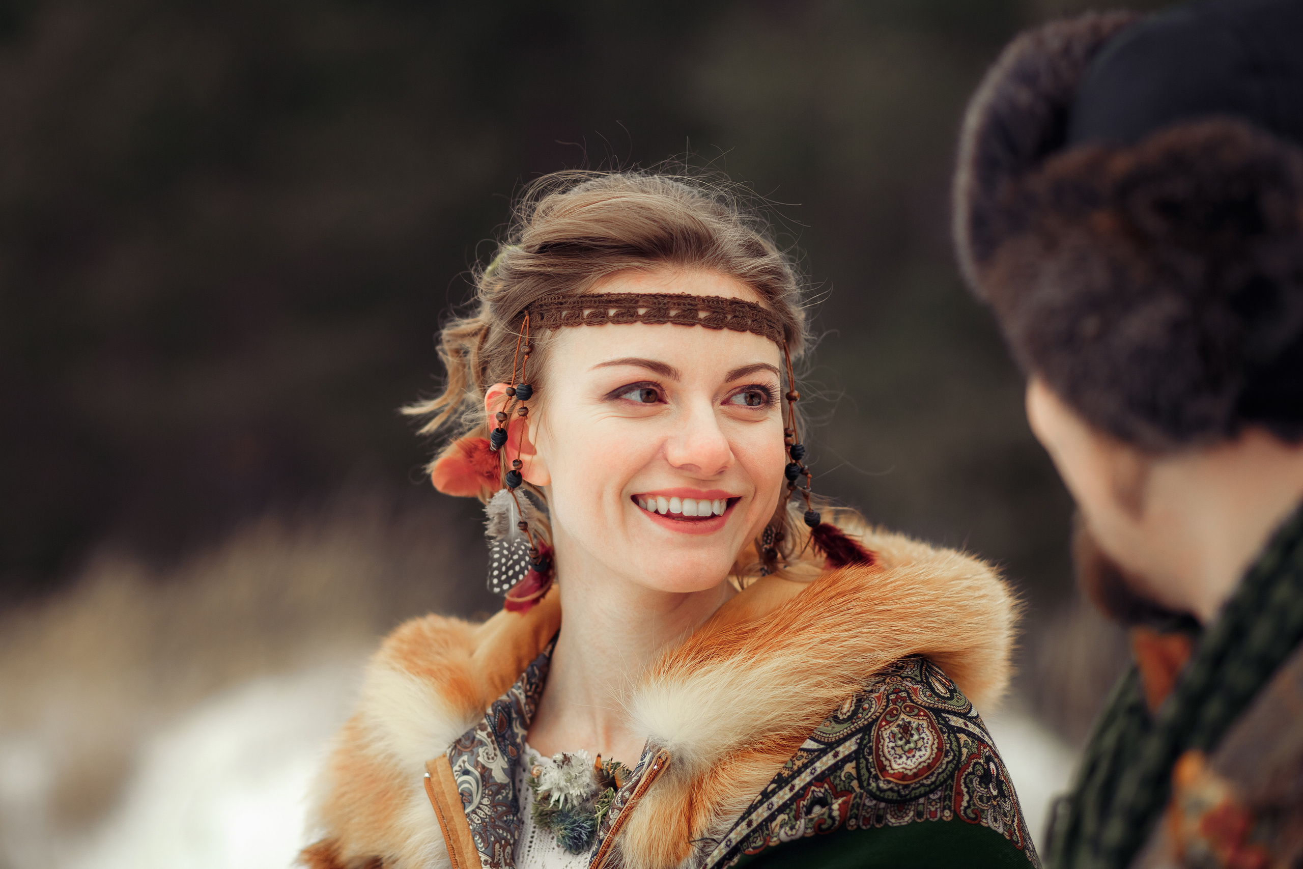 Зимним днем. Свадебный фотограф Москва и МО