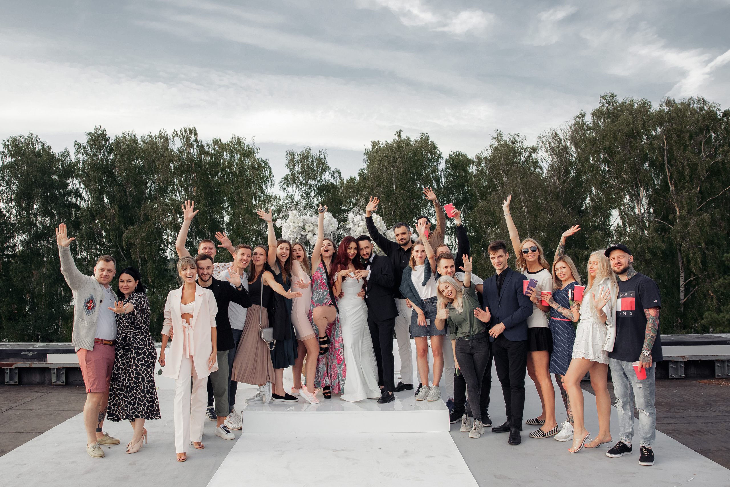 Свадебная тусовка. Свадебный фотограф Москва и МО