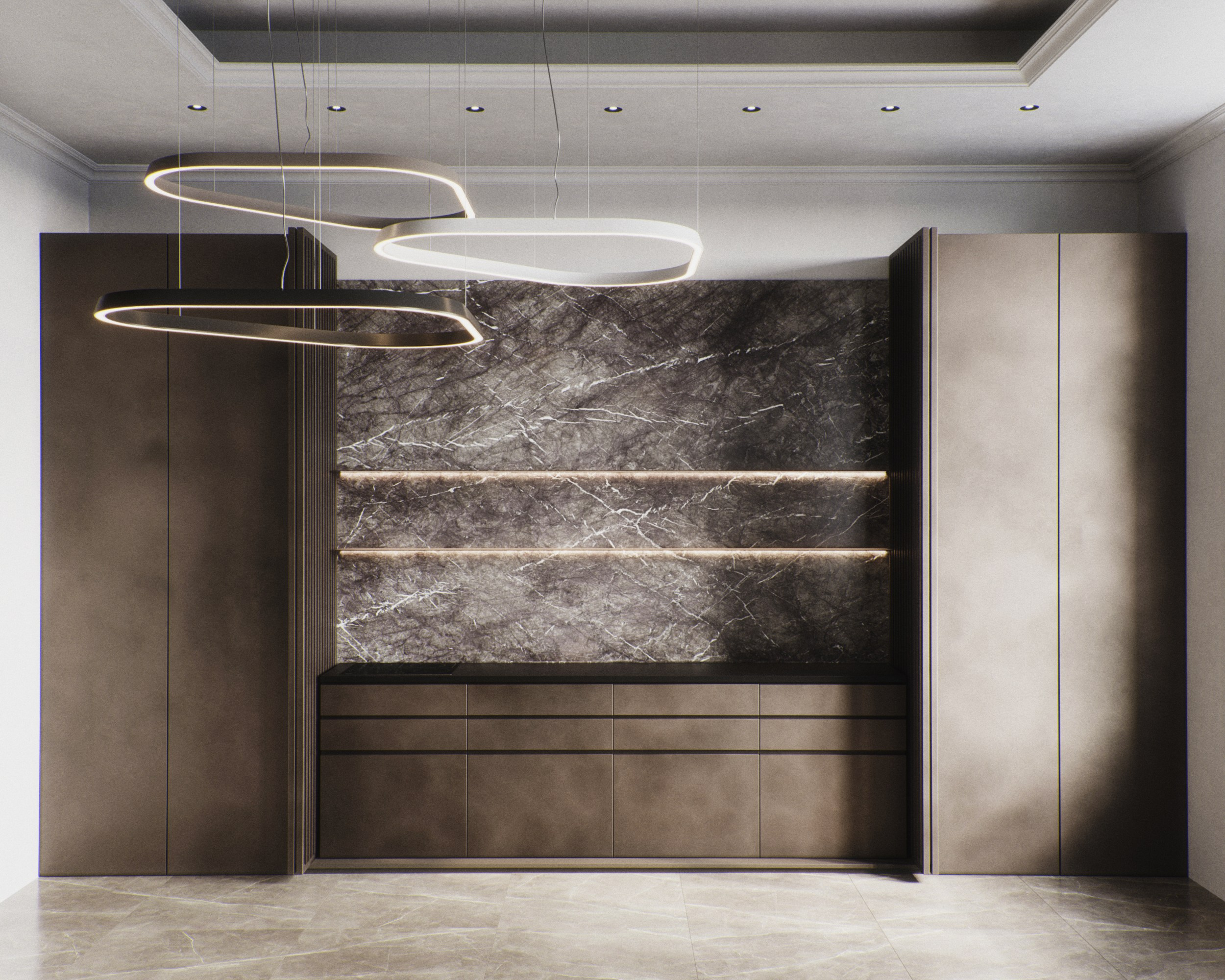 Malevich Showroom. 3D Визуализация // Reiterrrr