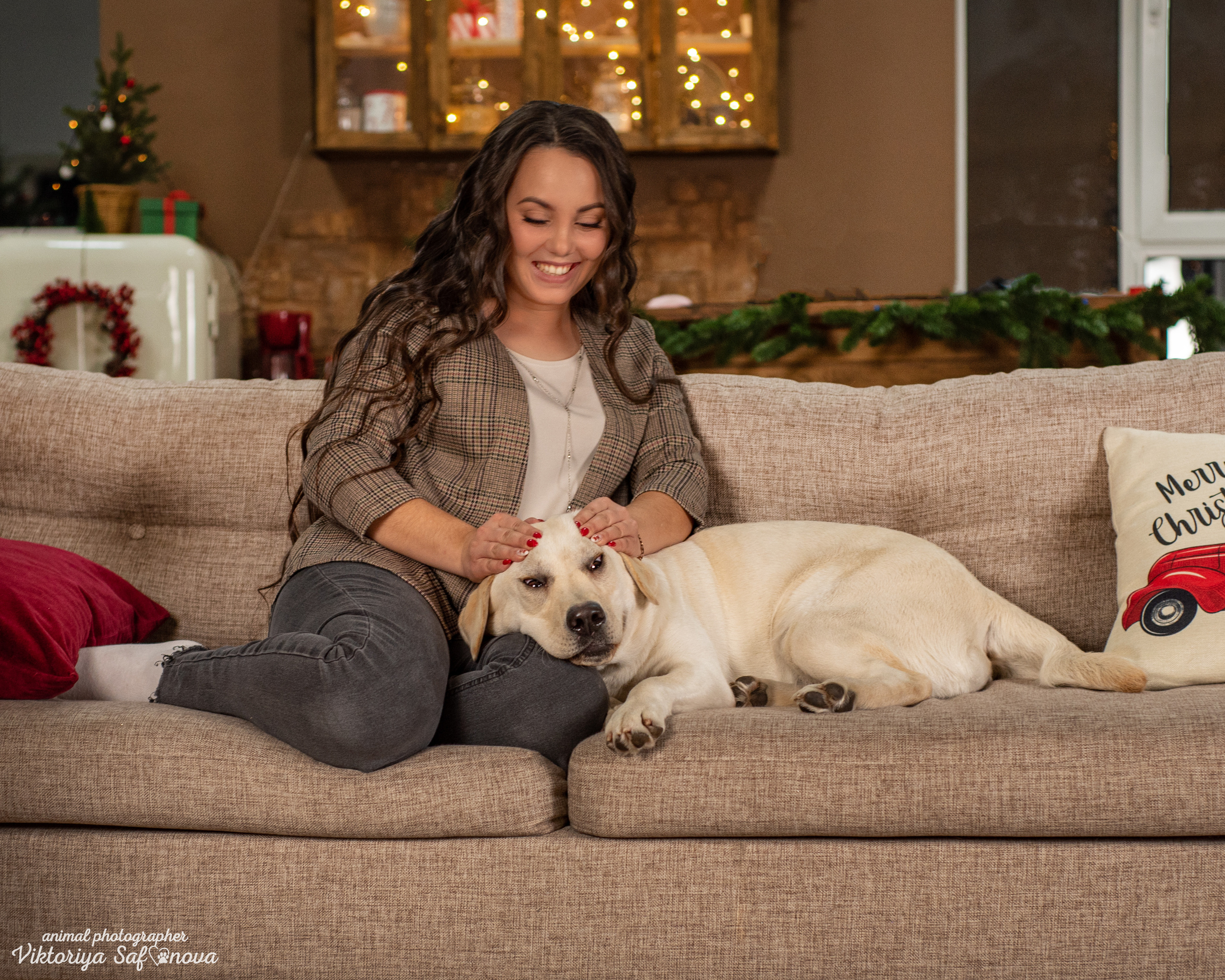 Кристина и Чика. Фотограф анималист Благовещенск. Сафонова Виктория
