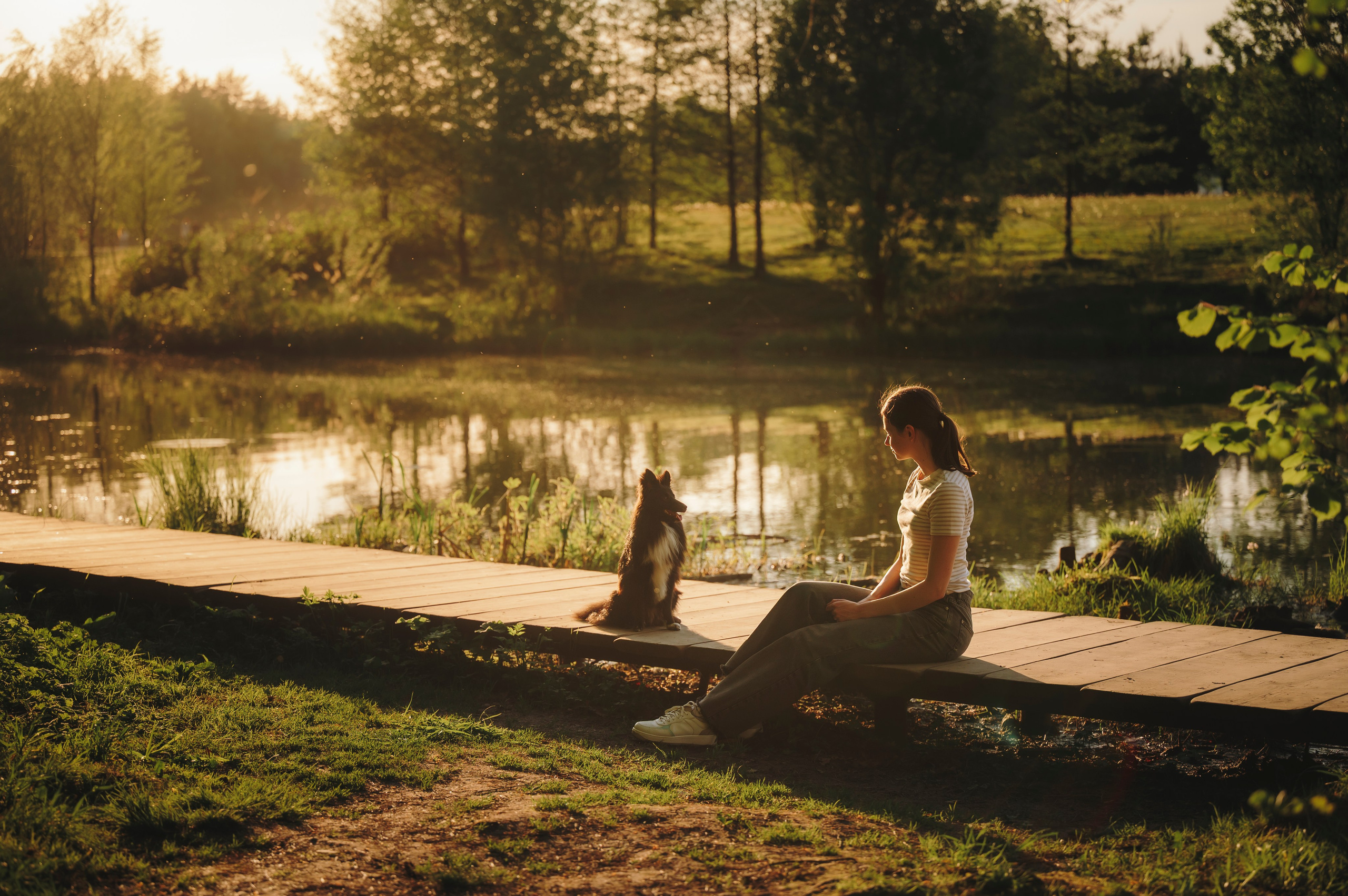 Юля, Никс и Чайф. Семейный фотограф анималист Ананьева Мария — Москва