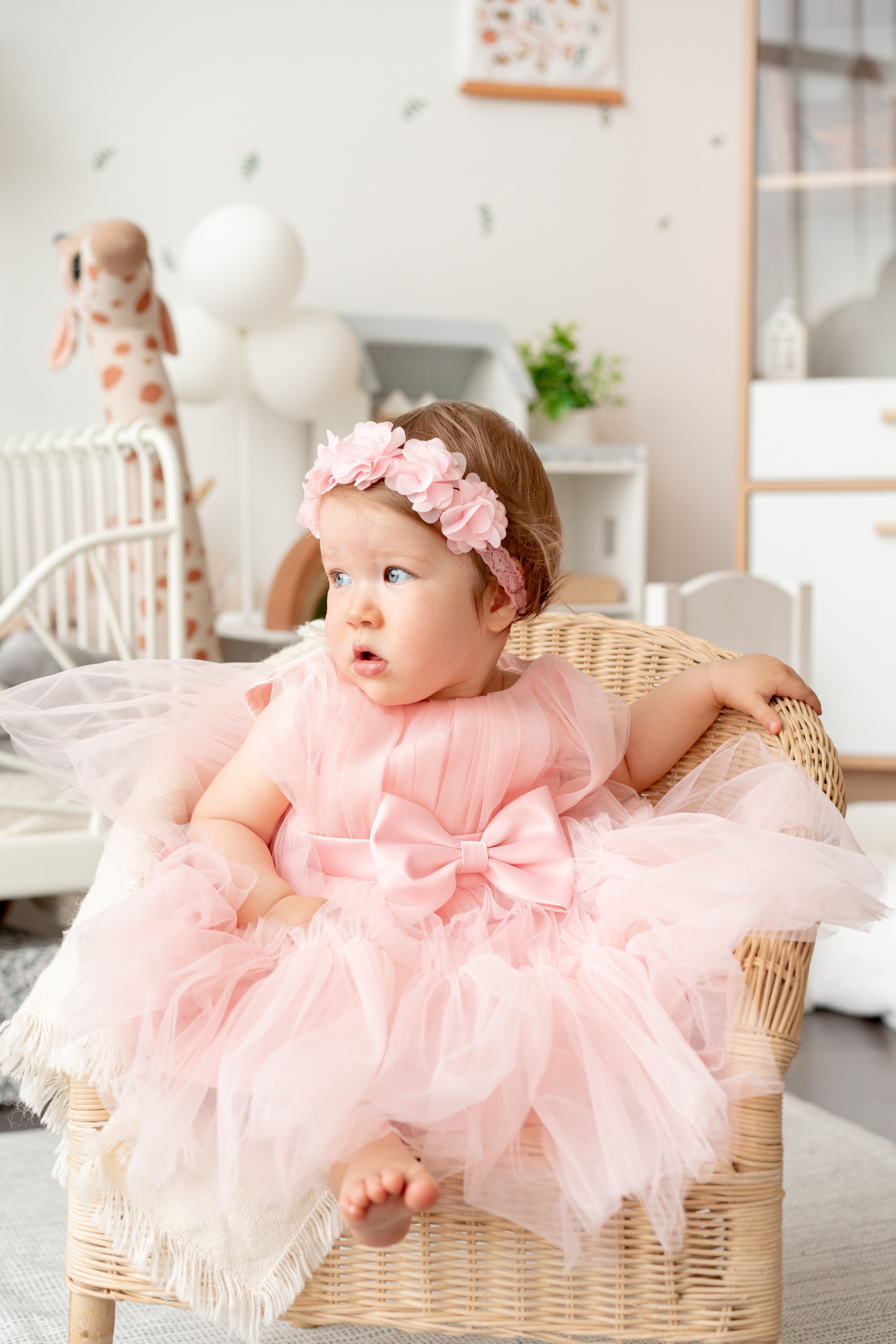 Первый день рождения малыша. Детская, семейная фотостудия в Санкт-Петербурге