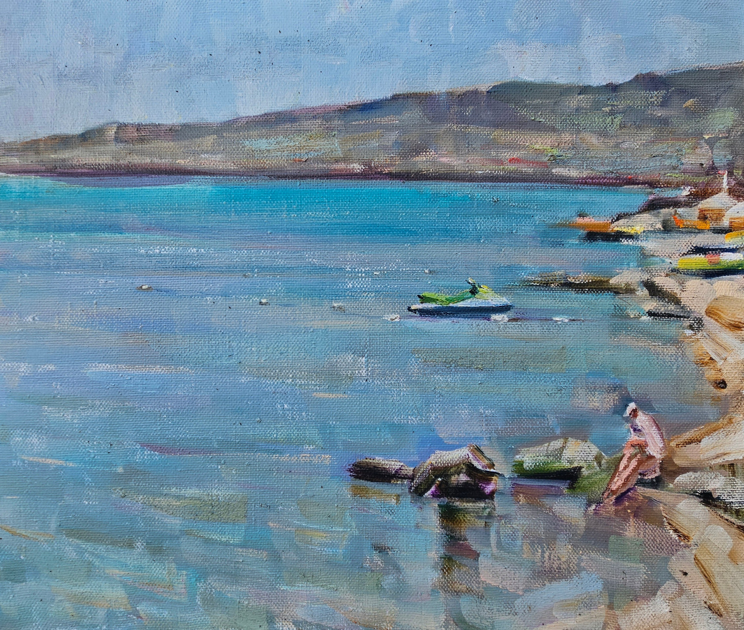 Феодосийская бухта. 2025. Холст, масло. 55х65. Цена: 30000₽