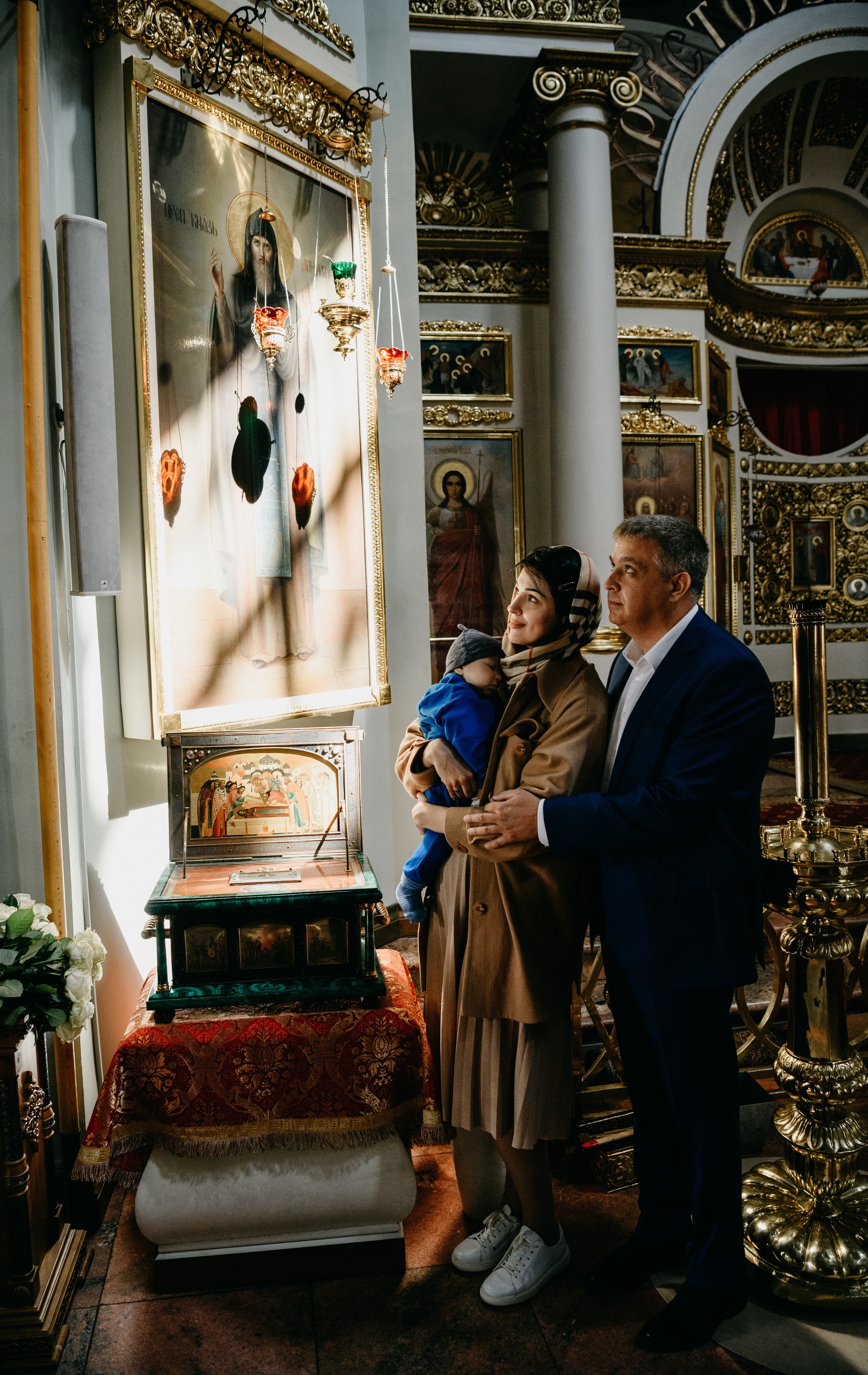 Крещение Александра. Фотограф на выписку из роддома в Москве и МО