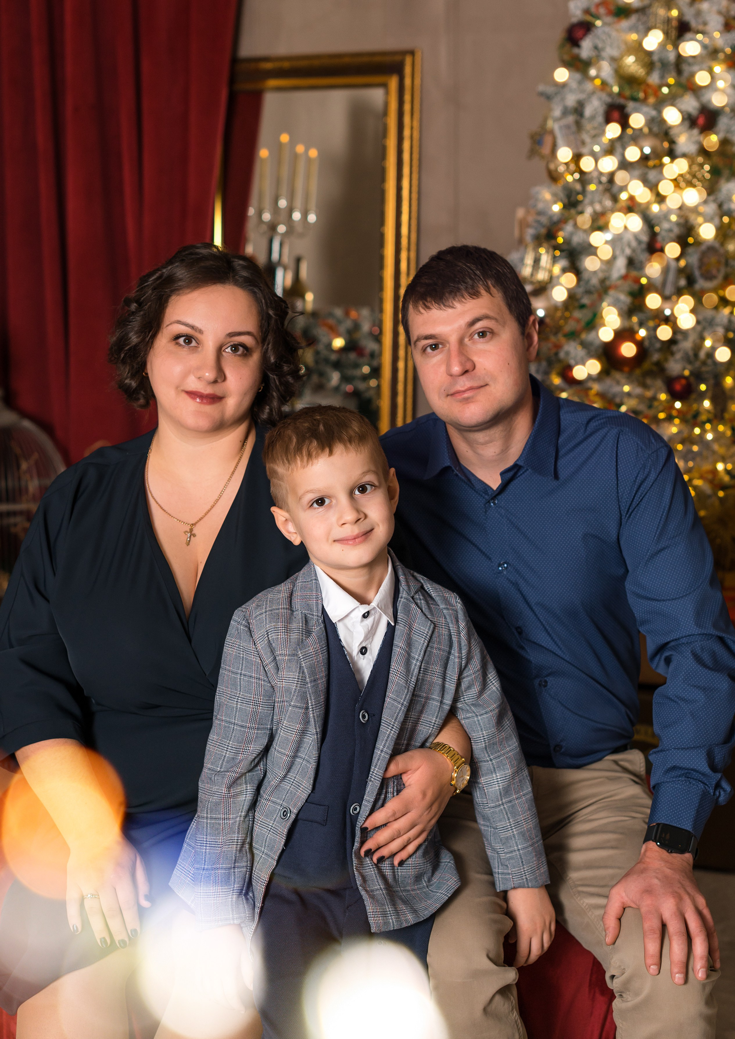 Новогодняя семейная фотосессия