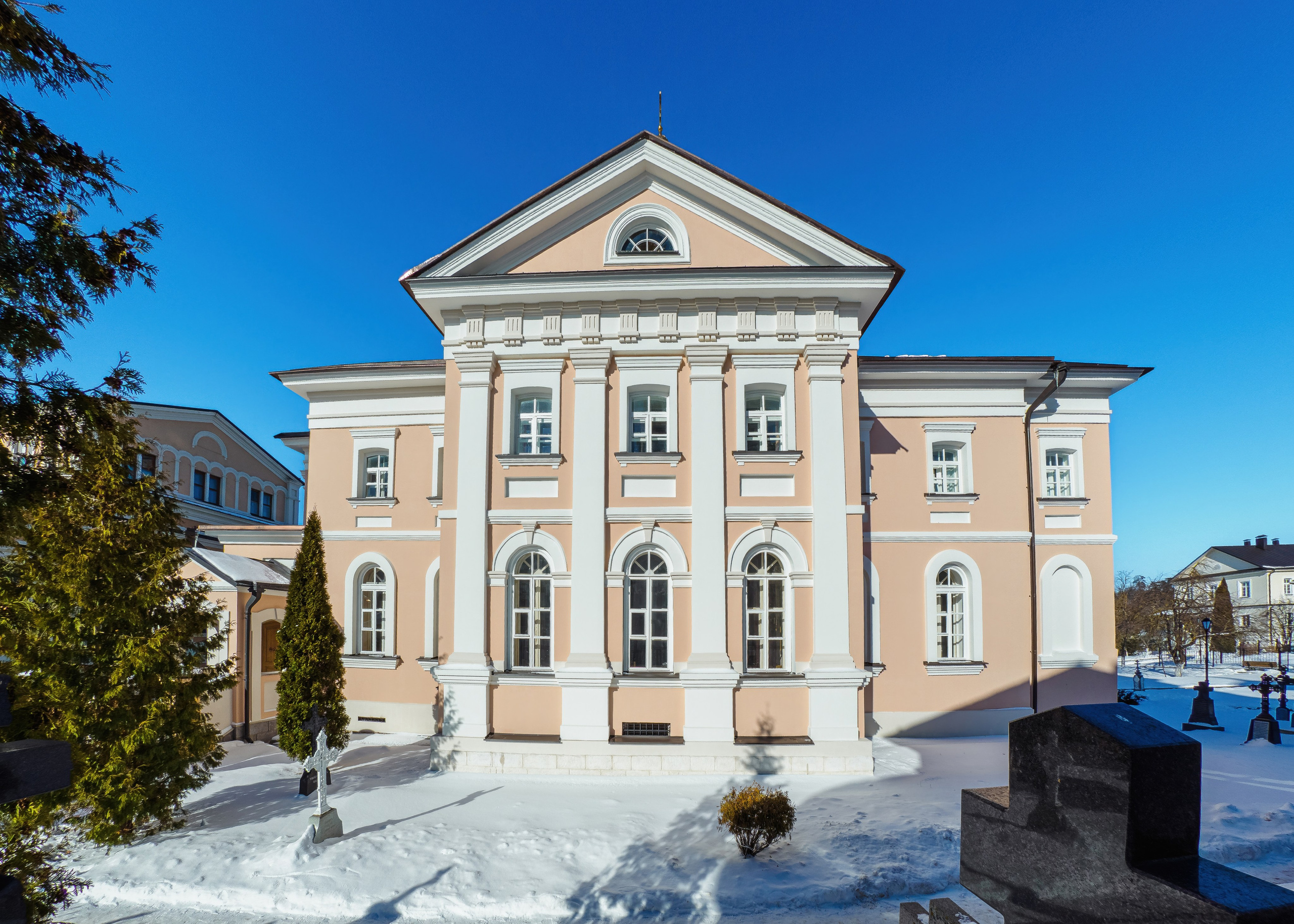 Оптина пустынь. Зима 2023 года. Фотограф Никифоров-Гордеев Сергей. Москва и МО