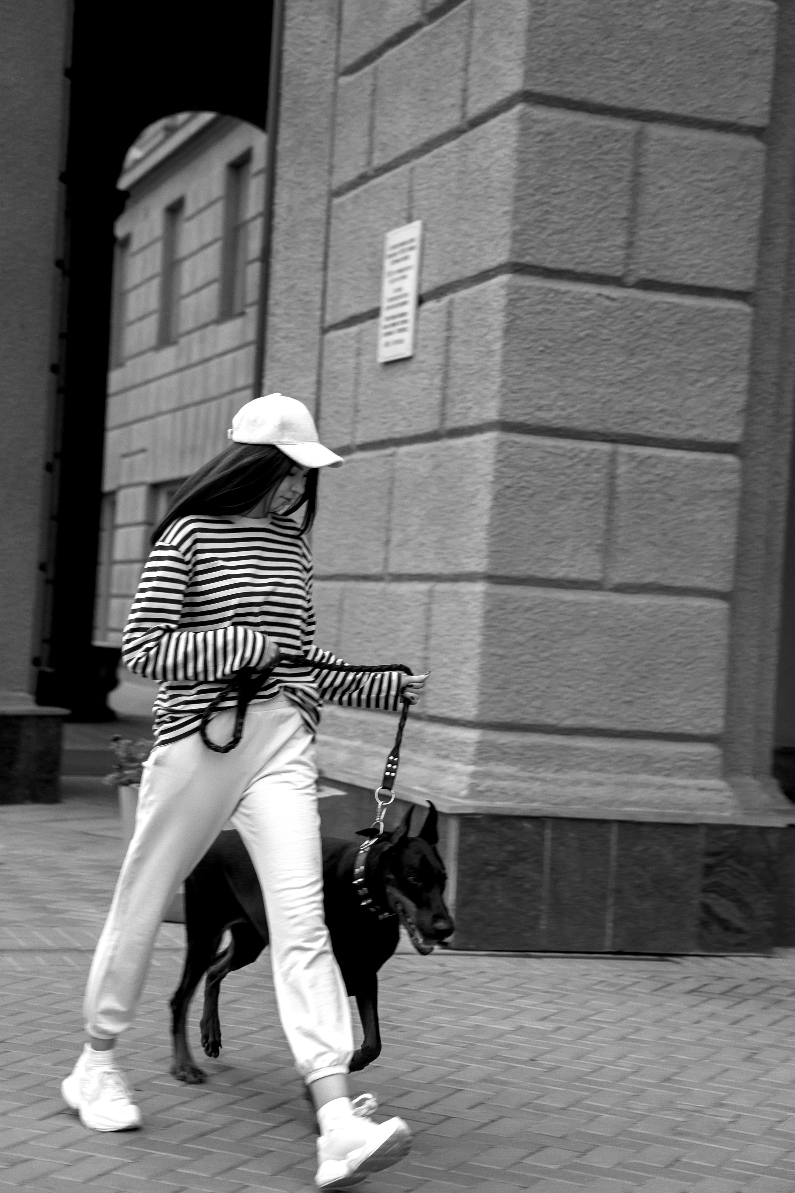 Лера с доберманом. Татьяна Мирзоян