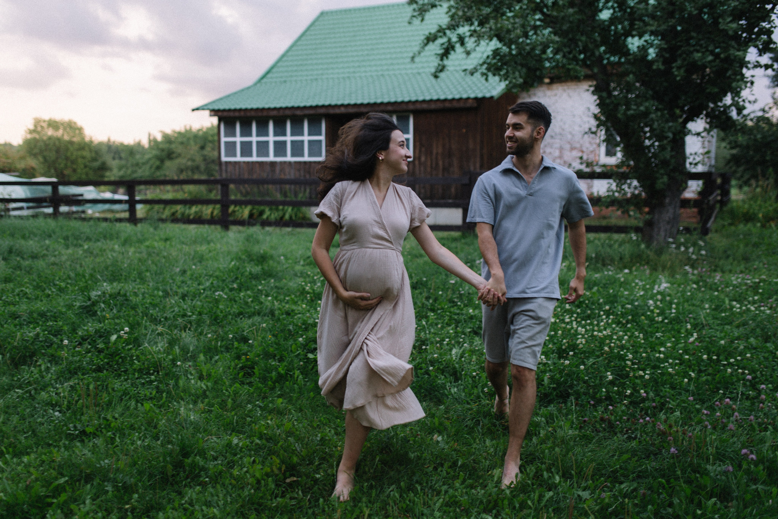Беременная съемка Маши и Димы. Семейный фотограф в Москве и Люберцах Юлия Гуськова