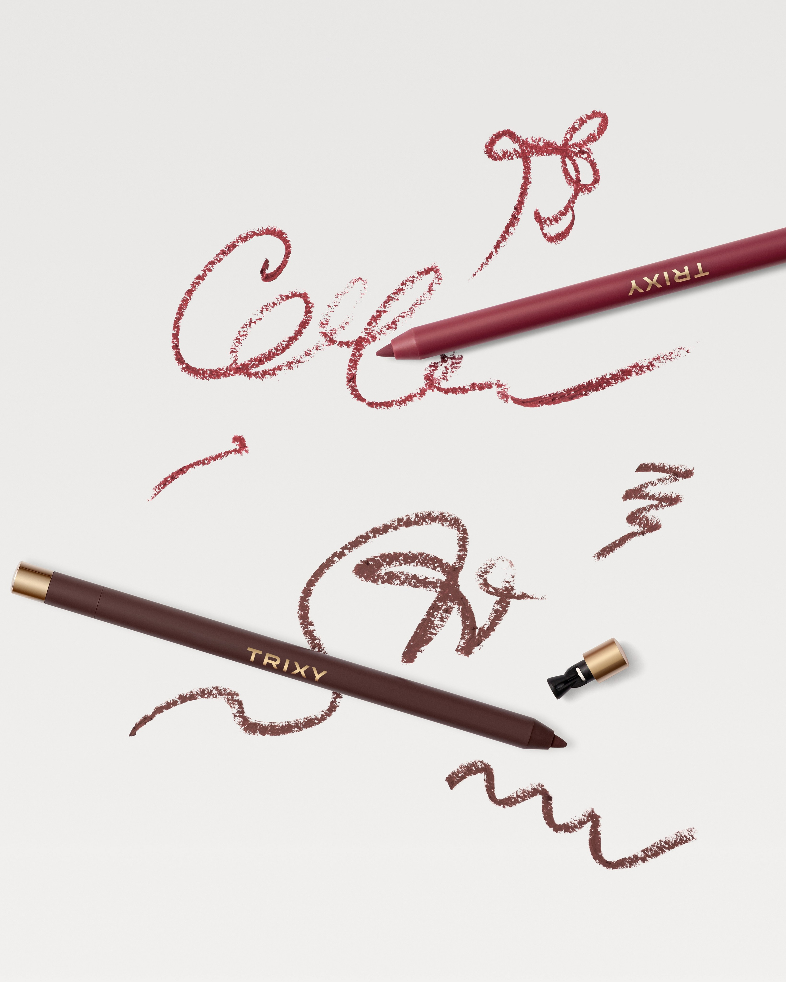 Съемка карандашей для губ