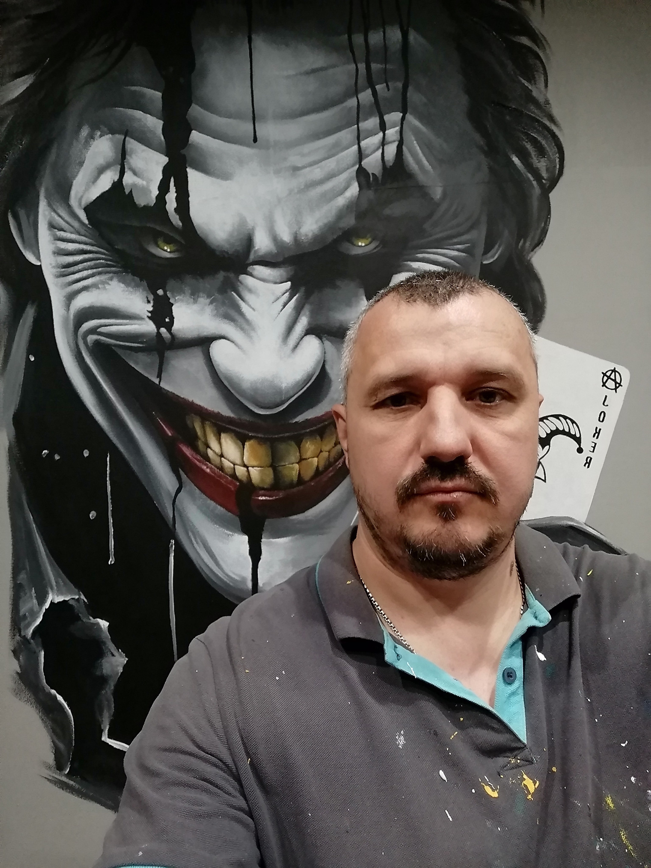 Роспись стен. Пётр Литвинов