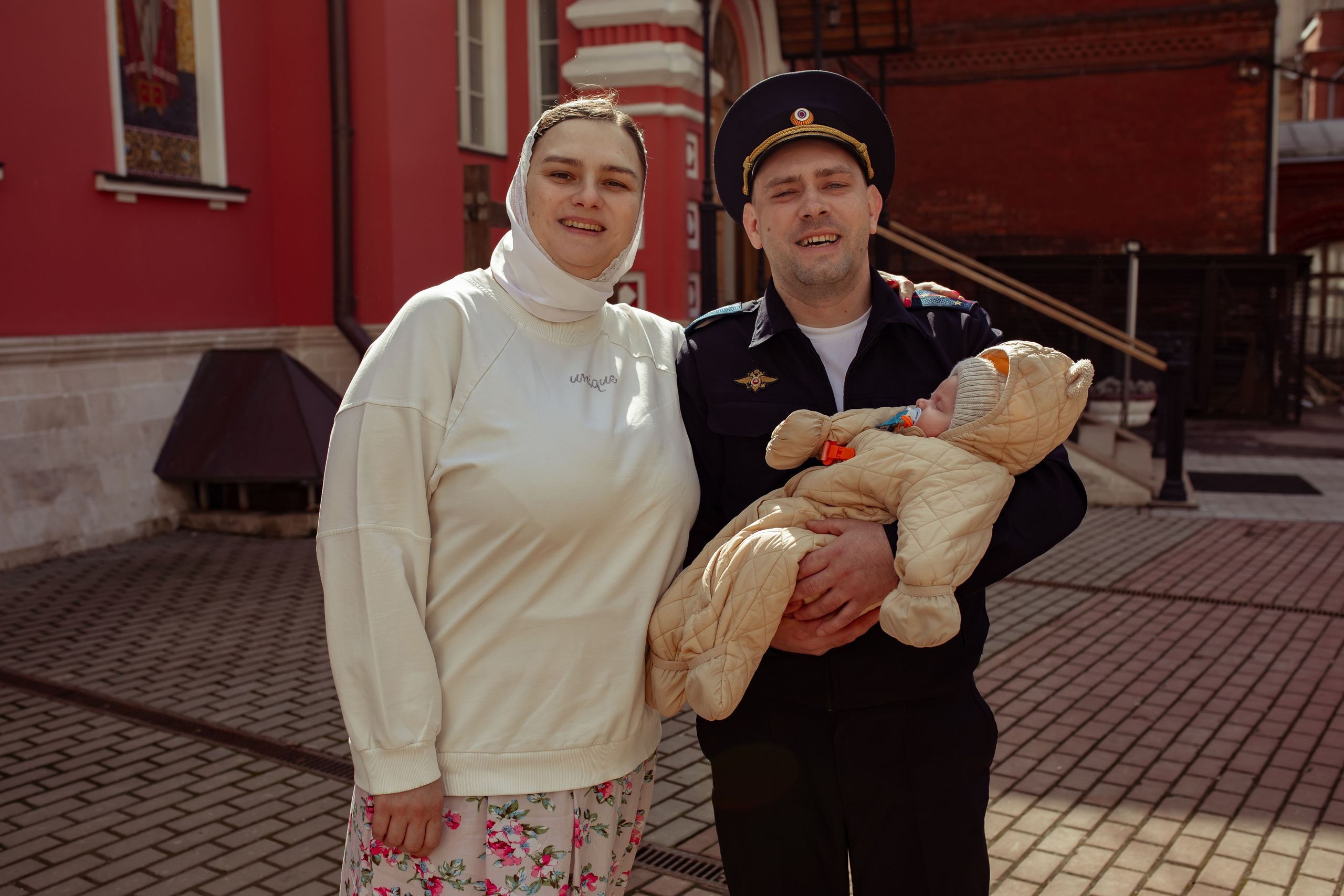 Крещение в светлом Храме. Семейный и детский фотограф в Москве Дорогова Екатерина