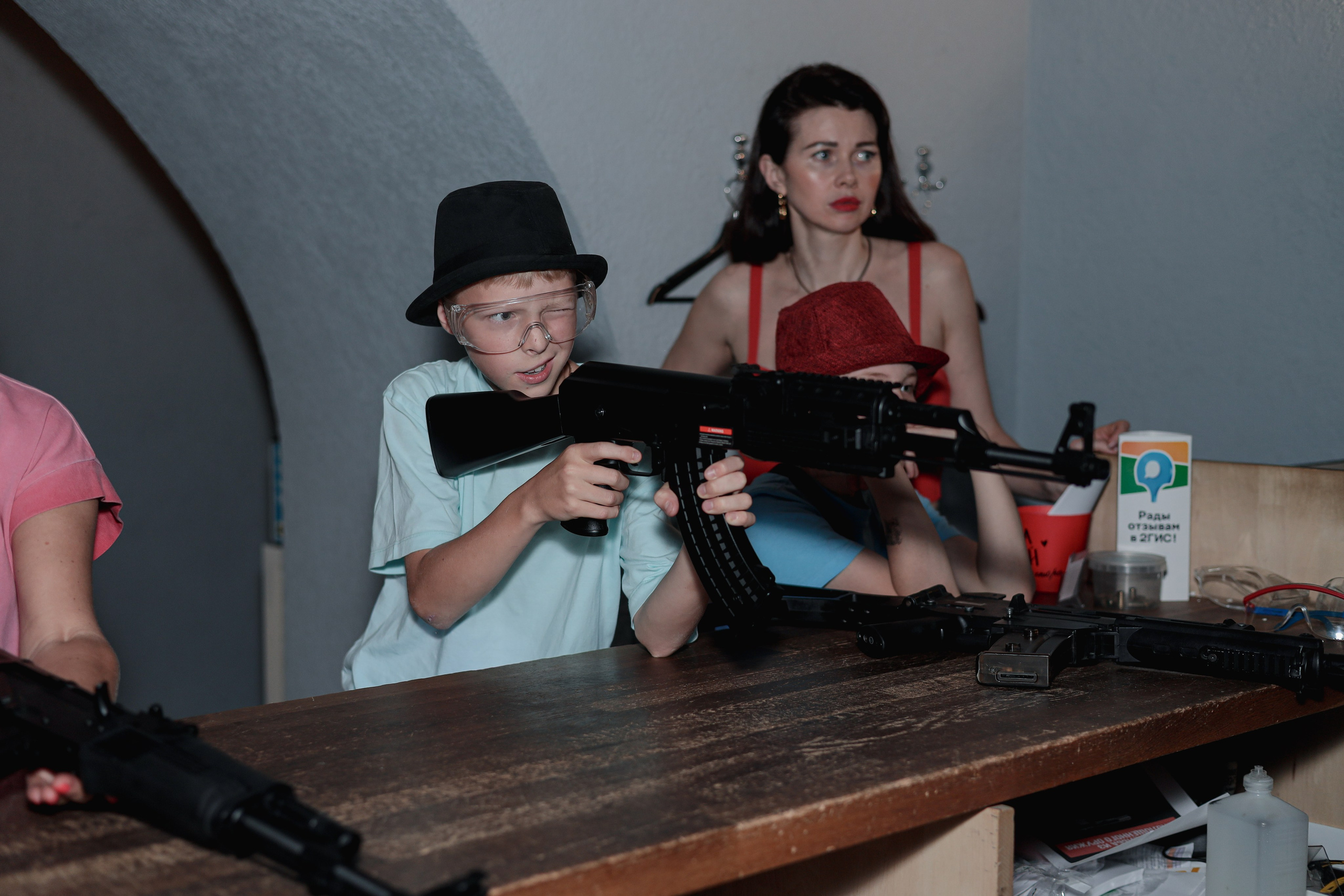 День рождение в стрелковом клубе. Фотограф Надршина Лилия