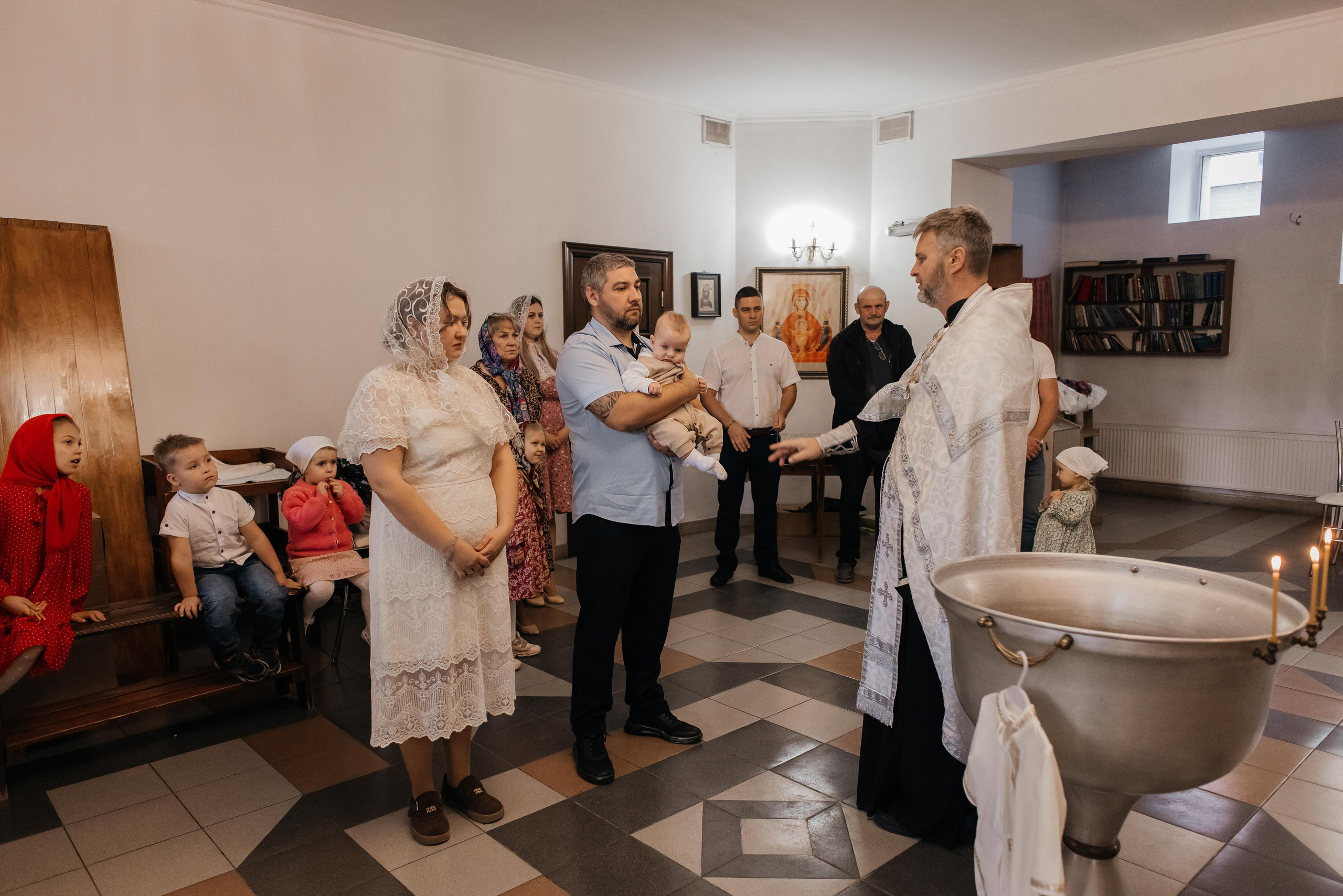 Крещение Ромы. Свадебный и семейный фотограф Яна Стражева. Волгоград, Москва