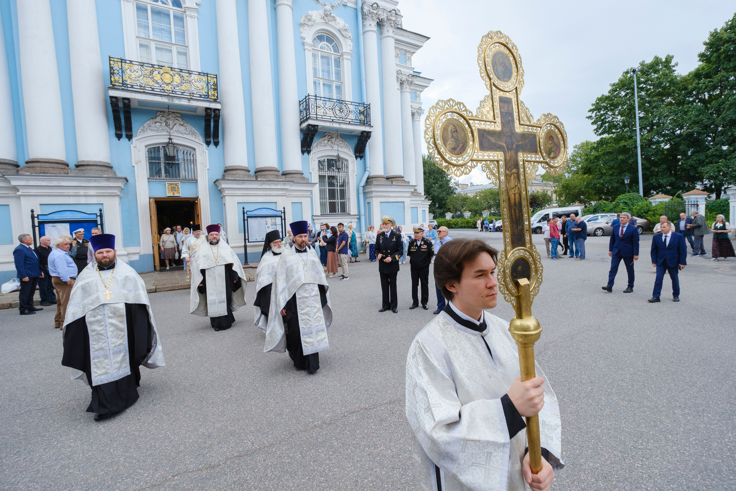 25-Я ГОДОВЩИНА ГИБЕЛИ АТОМНОЙ ПОДВОДНОЙ ЛОДКИ «КУРСК». НИКОЛО-БОГОЯВЛЕНСКИЙ МОРСКОЙ СОБОР